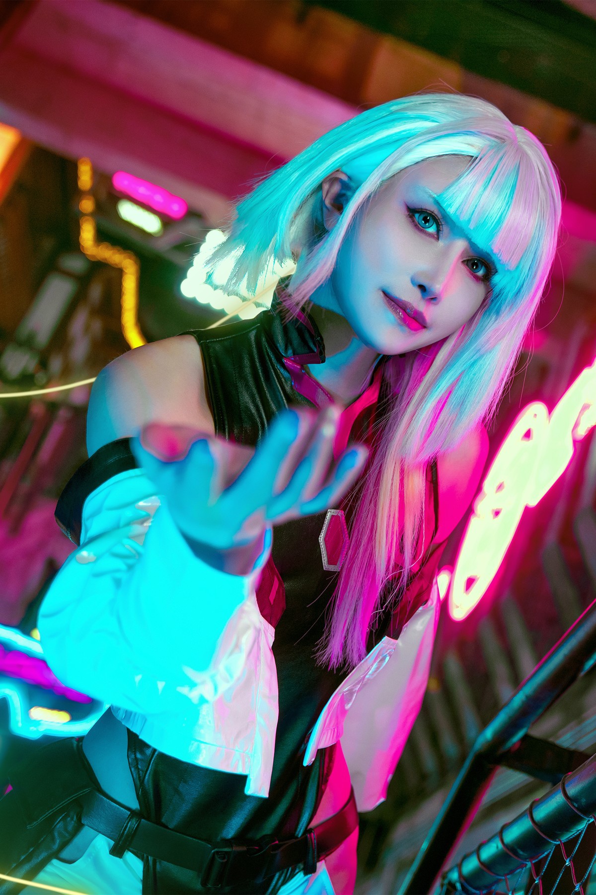 Cosplay 鹿八岁 赛博朋克：边缘行者 露西 3
