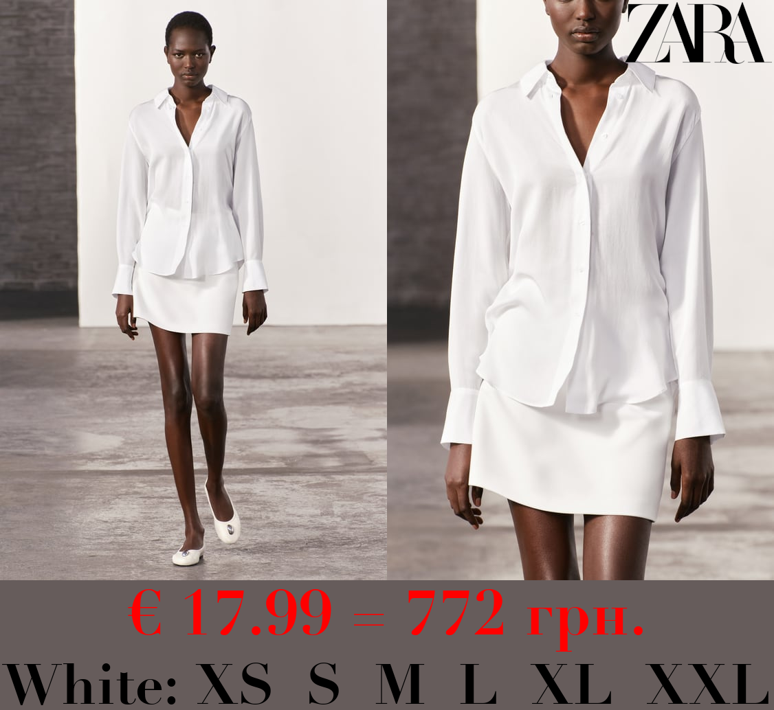 ZW COLLECTION STRAIGHT FLOWING SHIRT