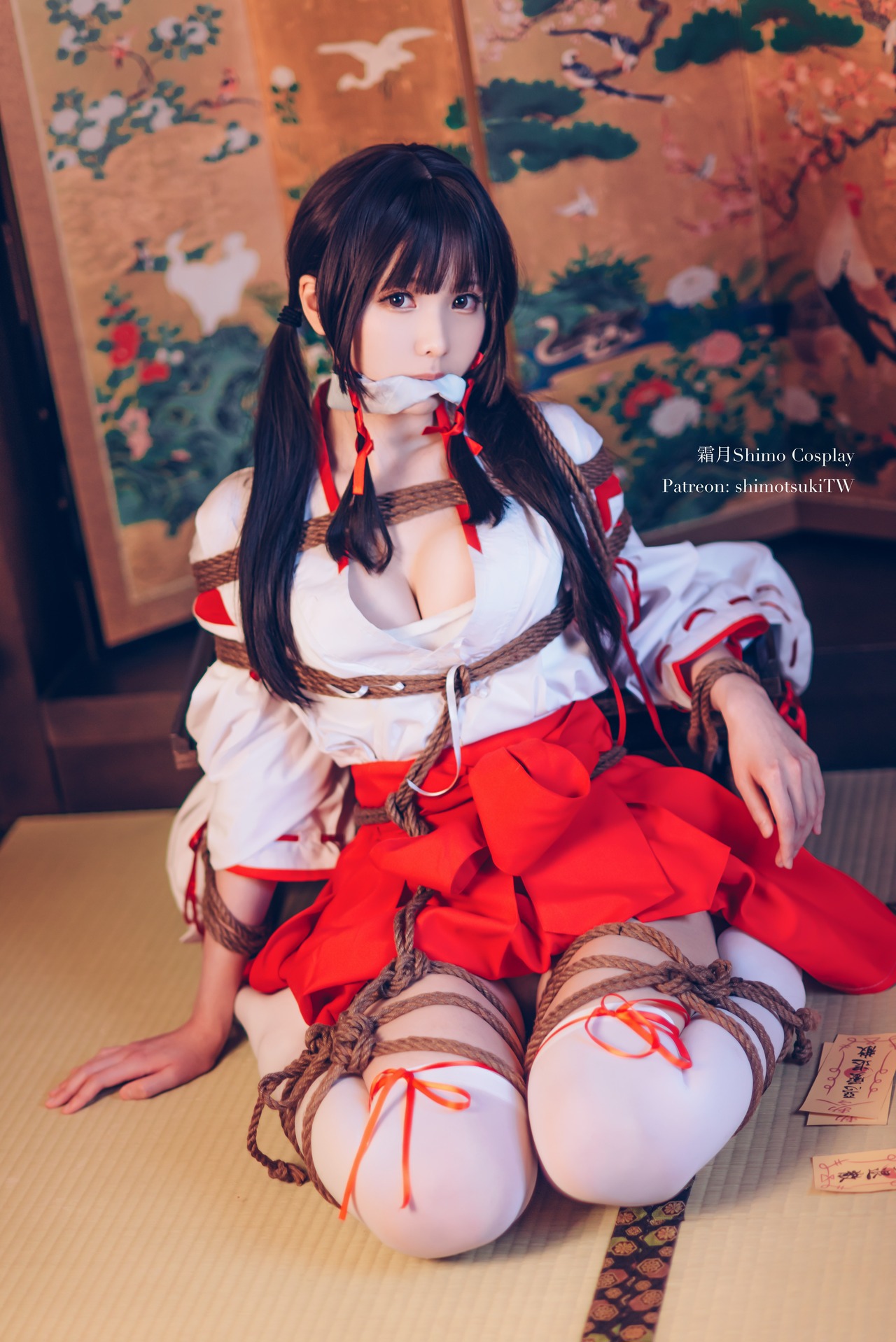 [霜月shimo] 巫女捆绑 Miko Bundle 3
