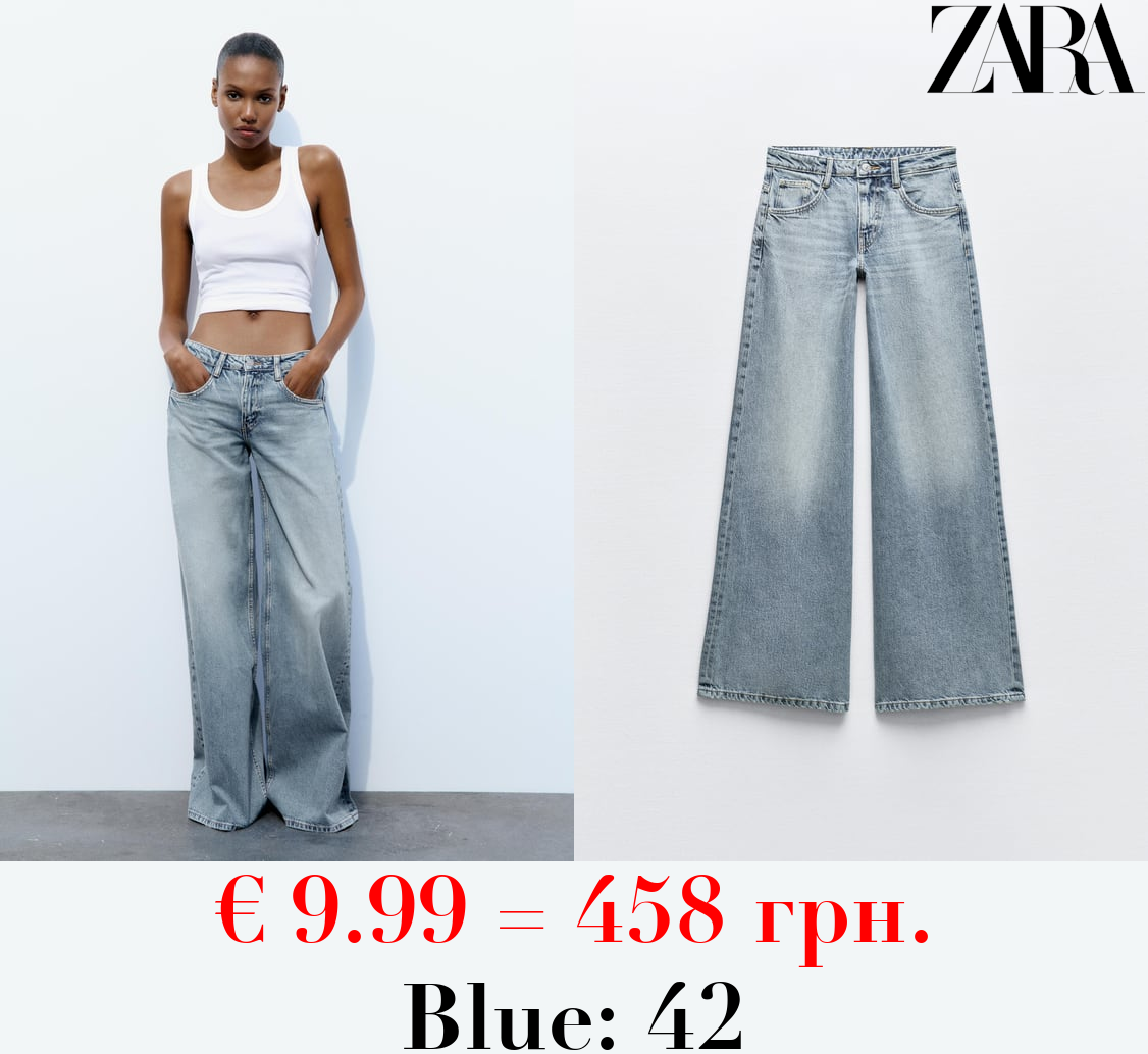 TRF LOW-RISE ELEPHANT LEG JEANS