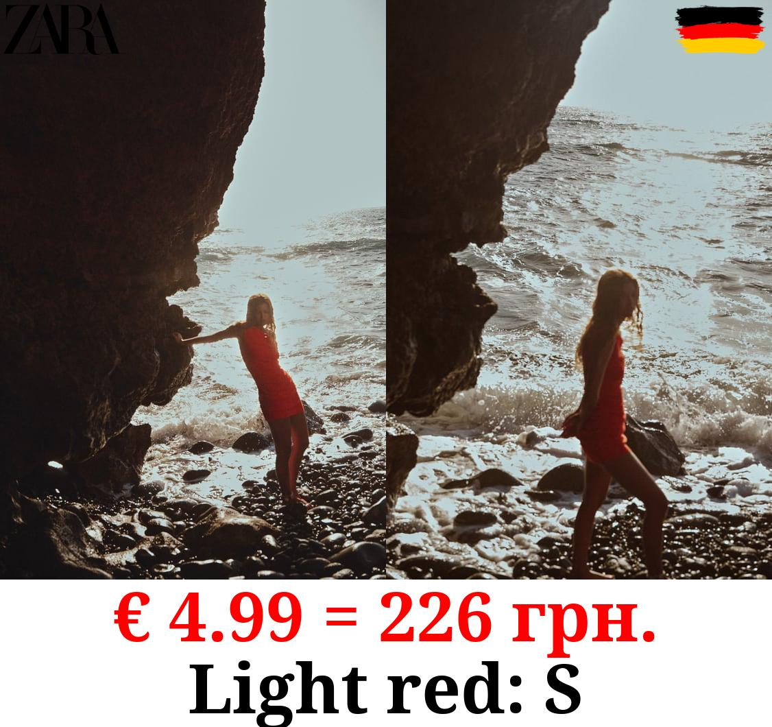 TEXTURED ASYMMETRIC DRESS