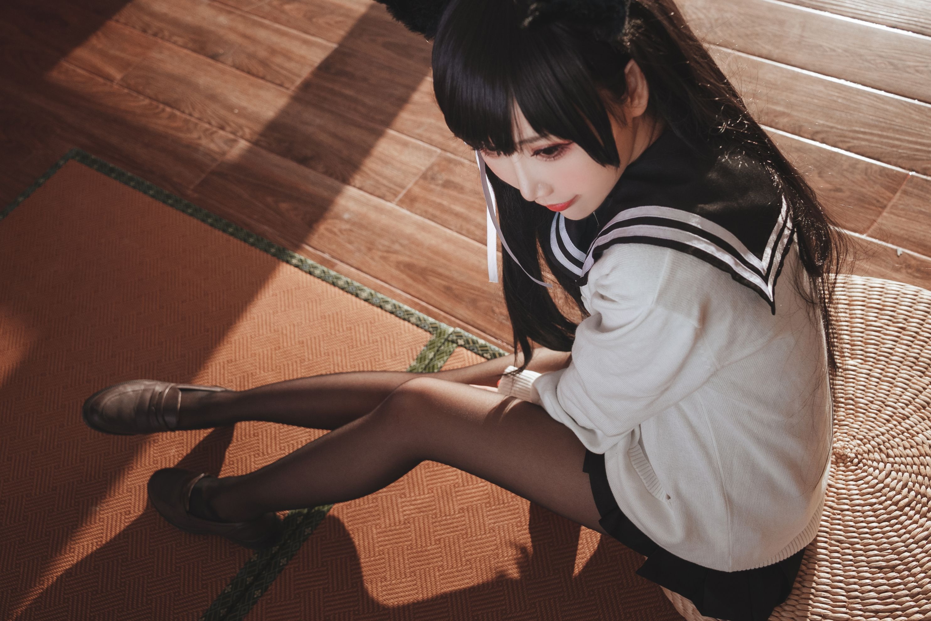 面饼仙儿 爱宕JK2 [47P-1V-529M] 24