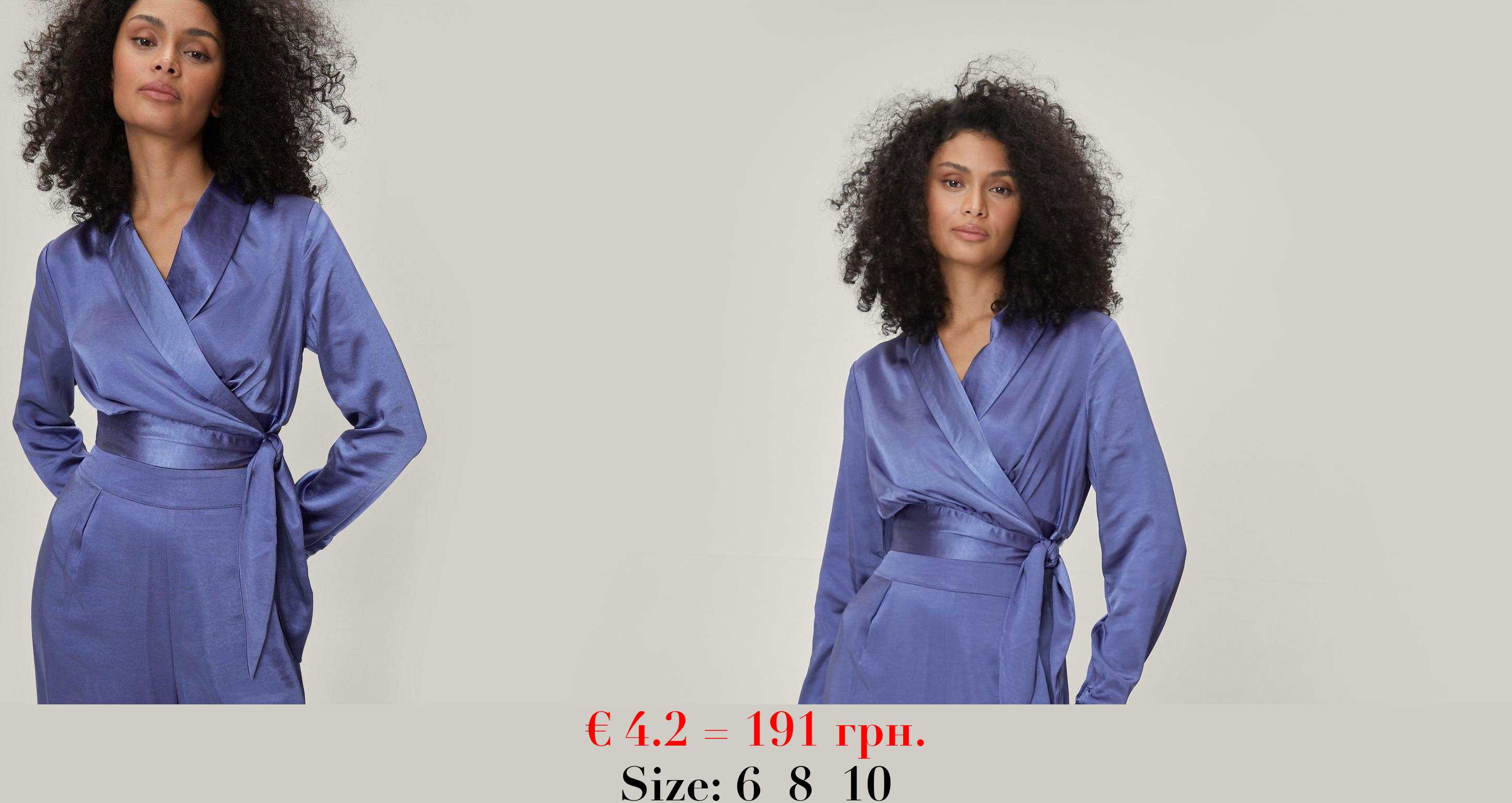 Fitted Satin Cropped Evening Blouse