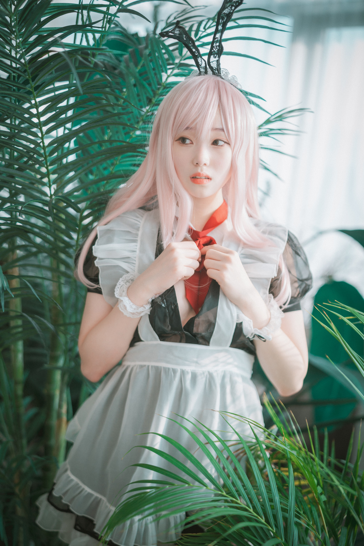 Bambi 밤비, [DJAWA] Sheer Bunny Maid 46