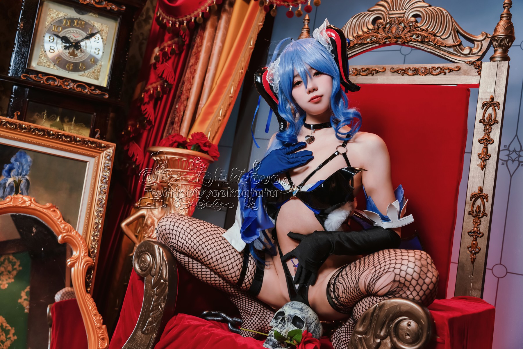 Cosplay 黏黏团子兔 甘雨魅魔 24