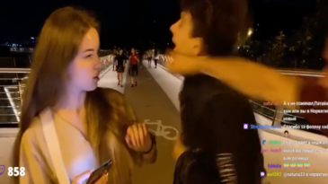 Un Streamer recibe un puñetazo por besar a una chica
