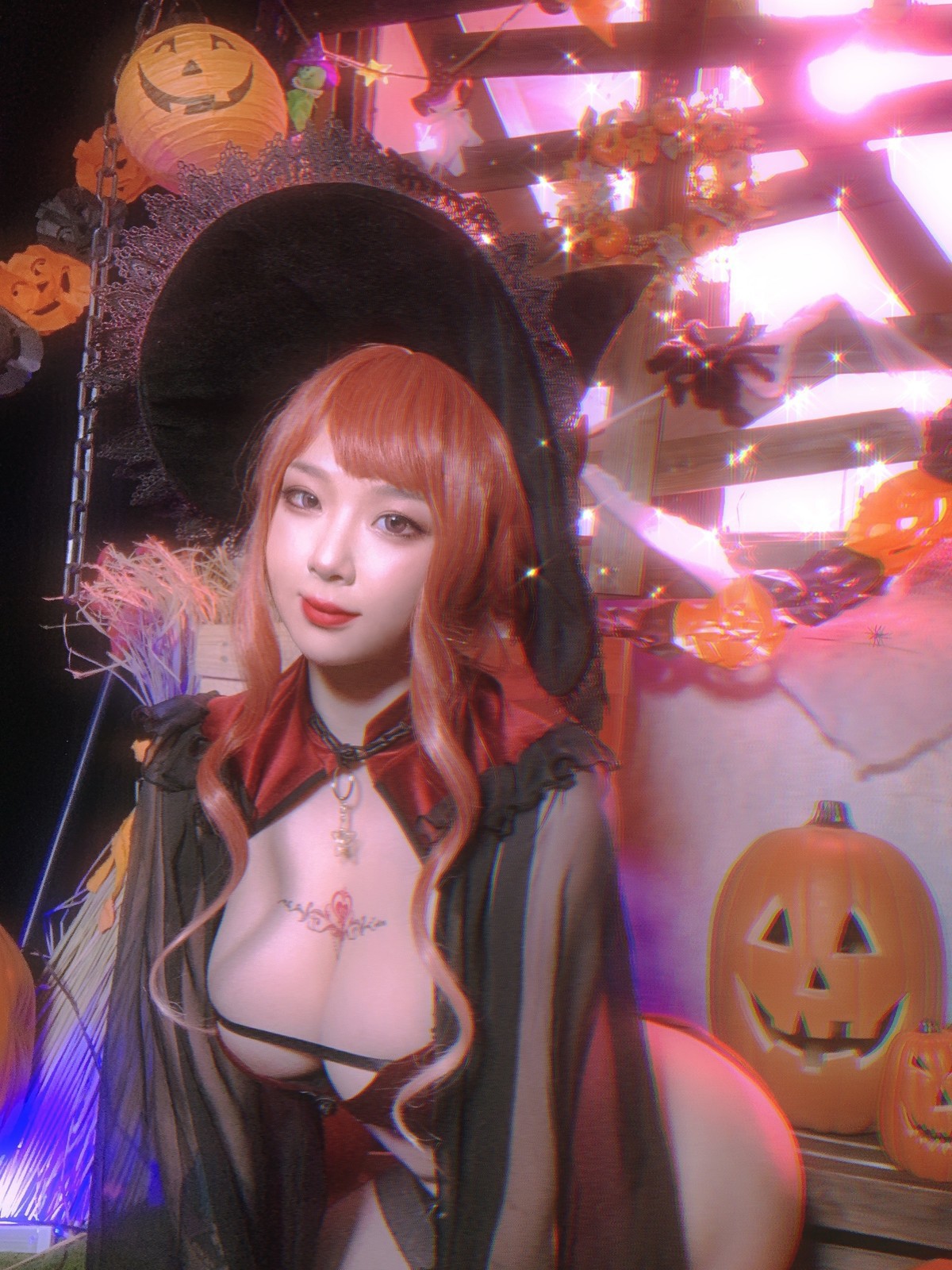 Cosplay 皮皮奶可可爱了啦 万圣节女巫 45