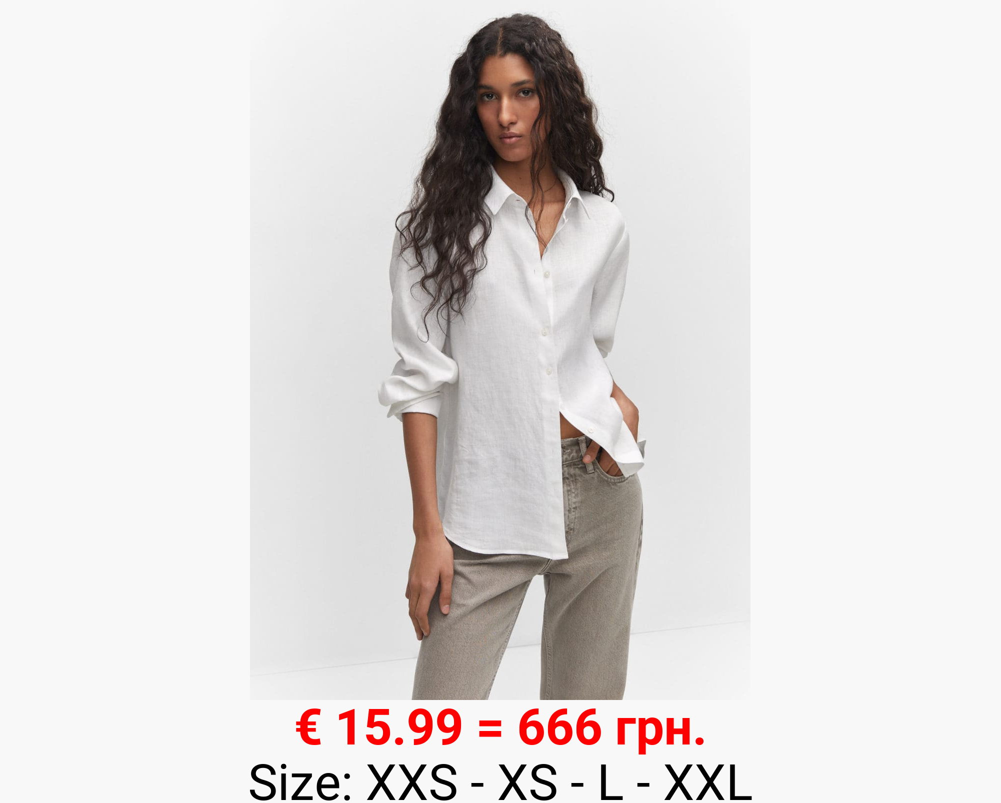 Camisa 100% lino