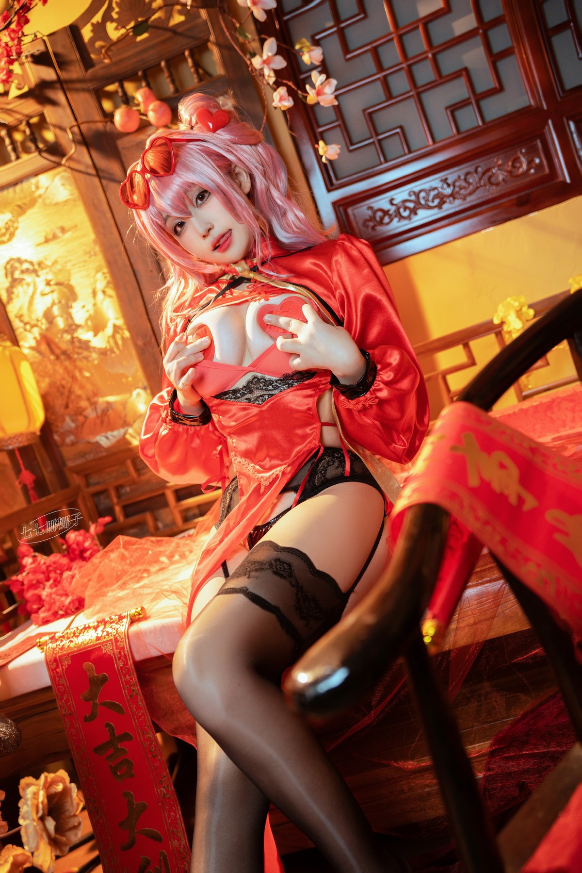 Cosplay 七七娜娜子 布莱默顿新春旗袍 Set.01 3
