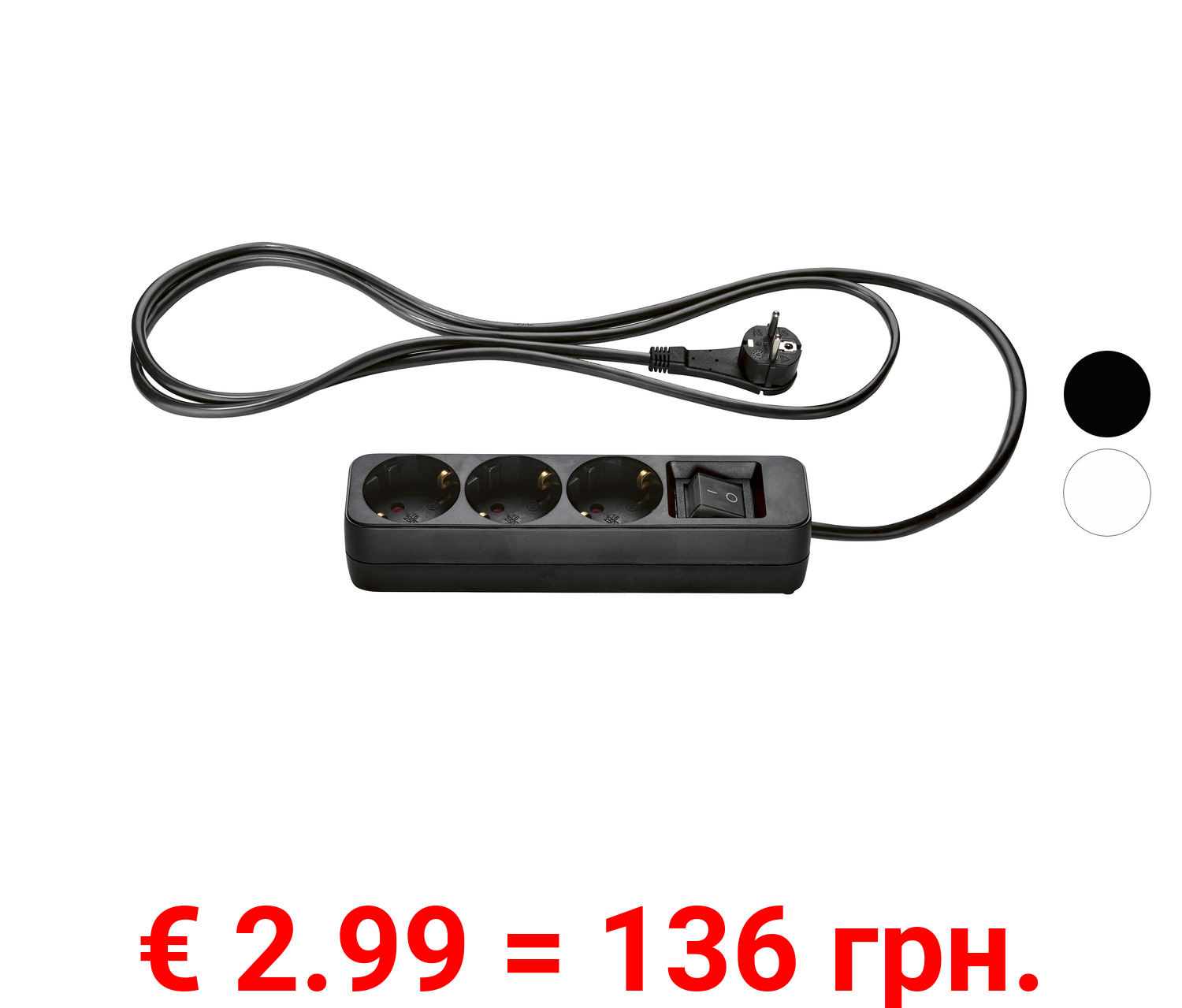 SILVERCREST® Steckdosenleiste, 3-fach, mit Shutter