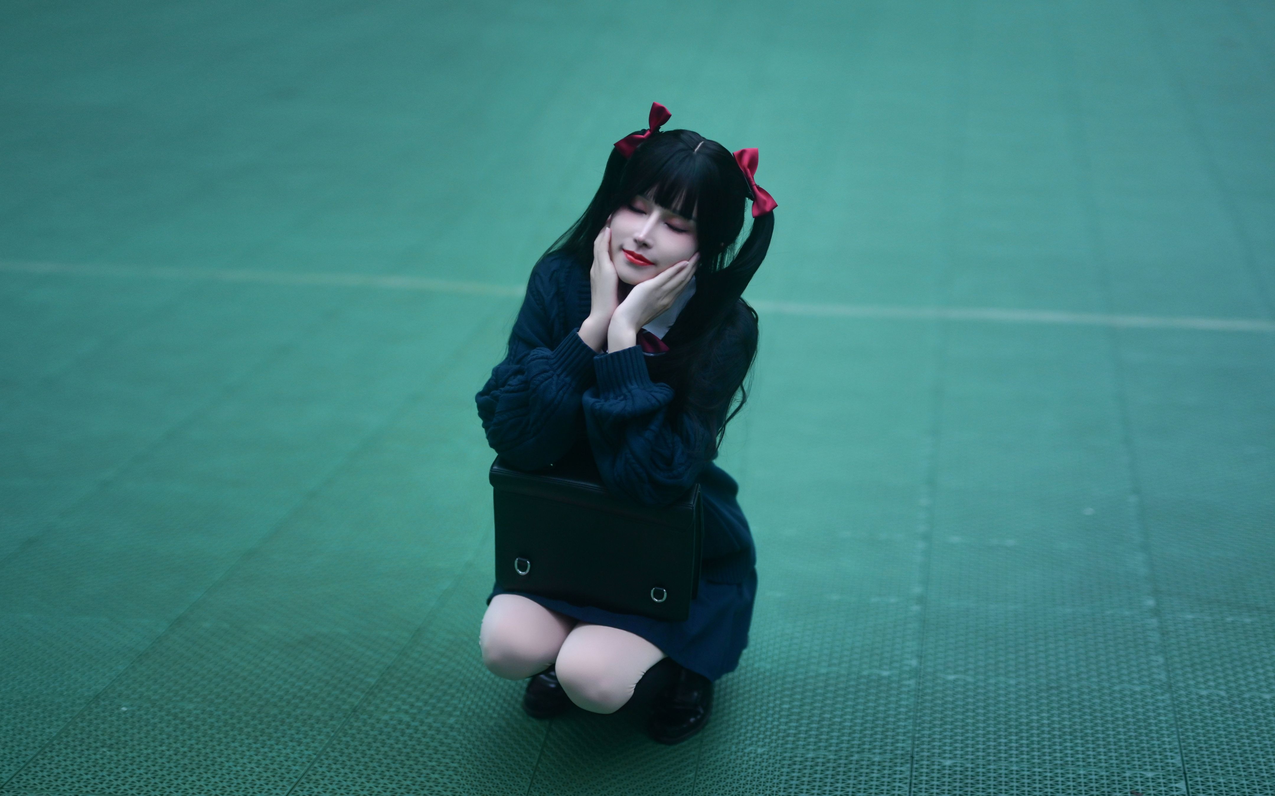 鹿八岁 少女的悸动XJK双马尾 90