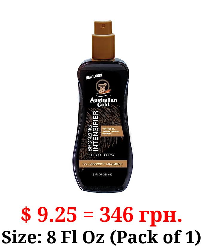 Australian Gold Bronzing Intensifier Dry Oil Spray, 8 Ounce | Colorboost Maximizer (AGDOBS)