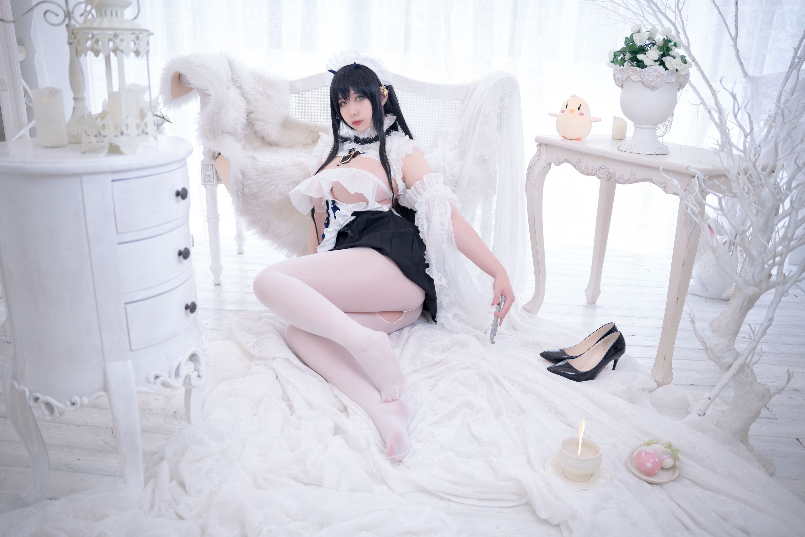 魅瞳Meroko 002 碧蓝航线 不挠女仆没干劲的小姐姐 [53P-745MB] 10