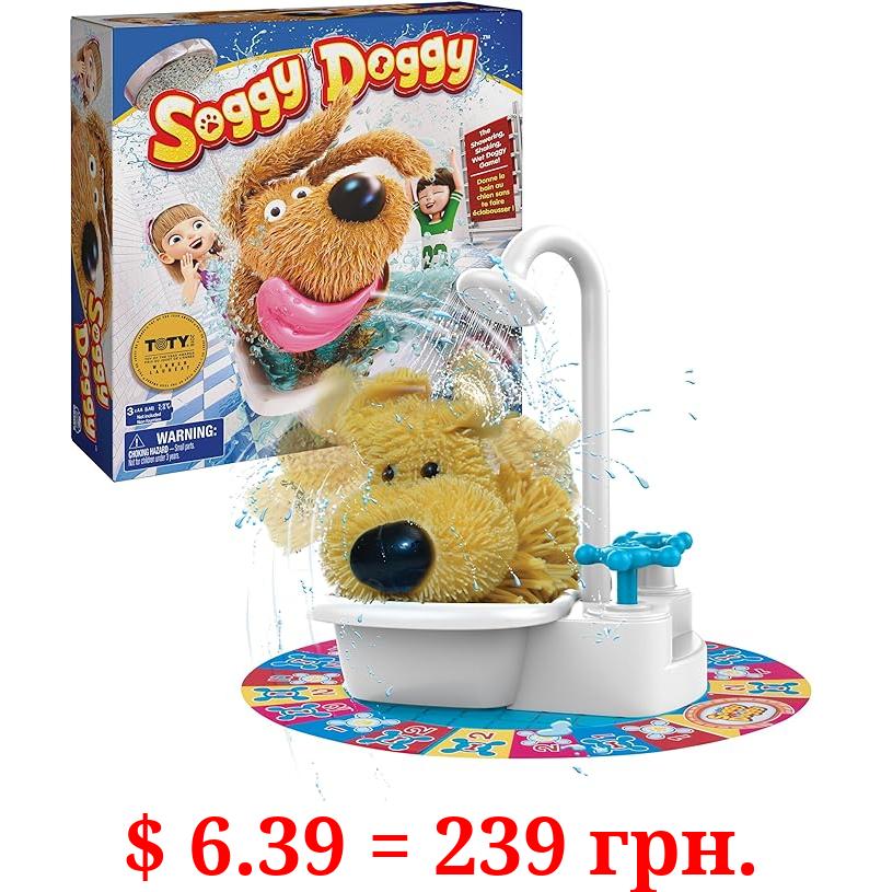 Soggy Doggy, The Showering Shaking Wet Dog Award-Winning Board Game for Family Night Fun Games for Kids Toys & Games, for Kids Ages 4 and up