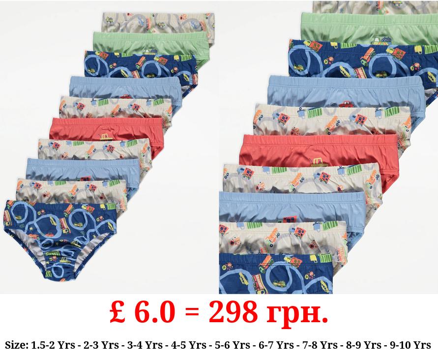 Truck Transport Briefs 10 Pack