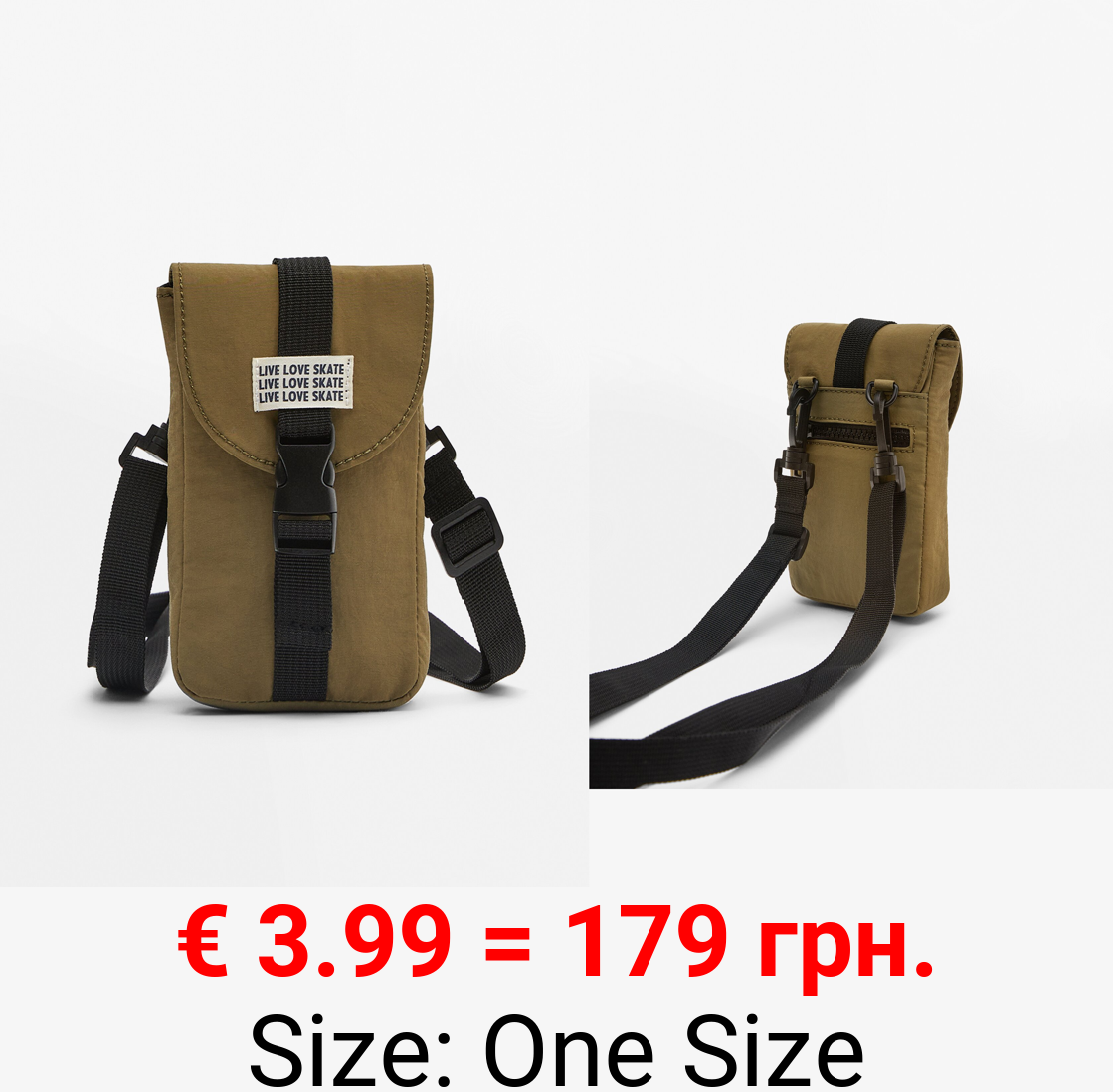 Crossbody bag with logo