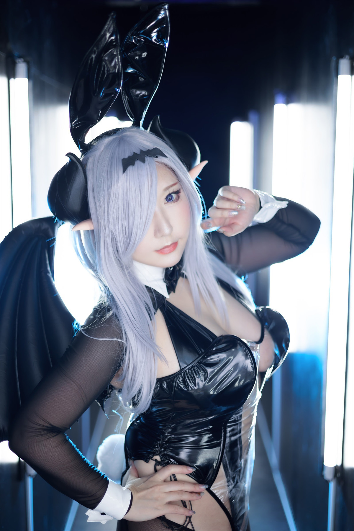Cosplay SAKUサク See-through Bunny Succubus Set.02 8