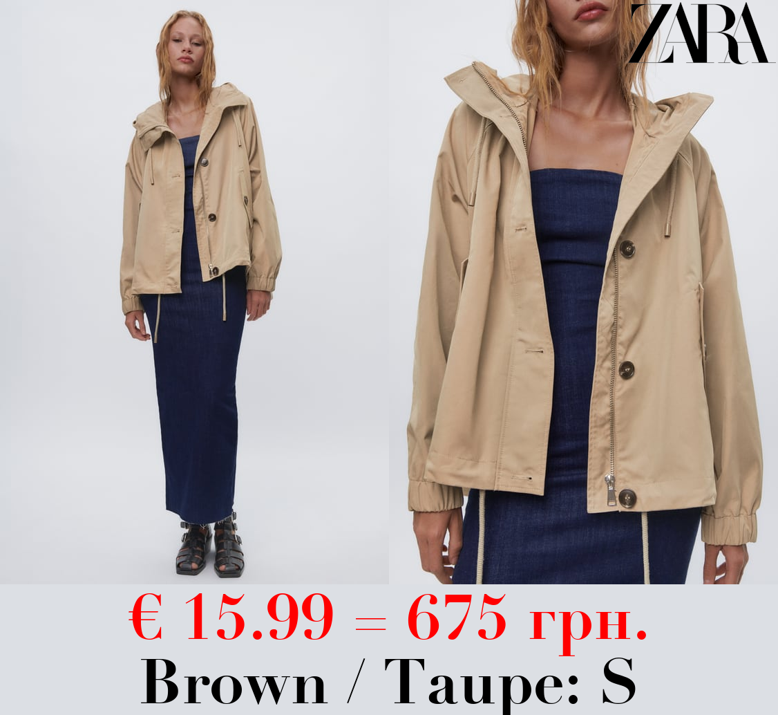 SHORT BUTTON-UP PARKA