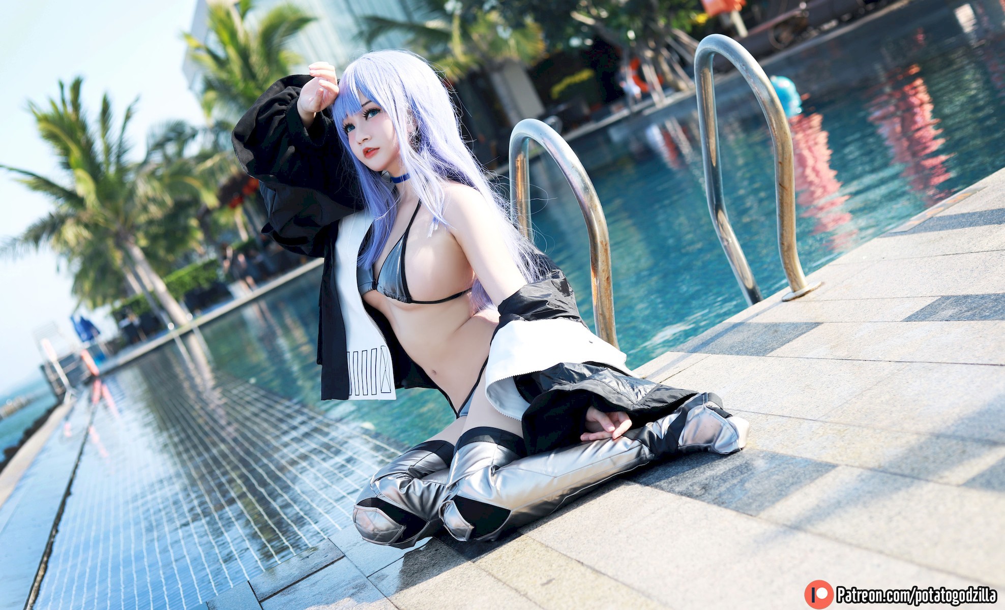 Potato Godzilla Cosplay 水着メルトリリス 30