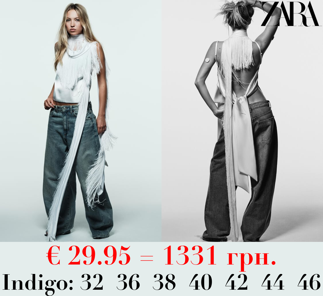 TRF BAGGY BALLOON MID-RISE JEANS