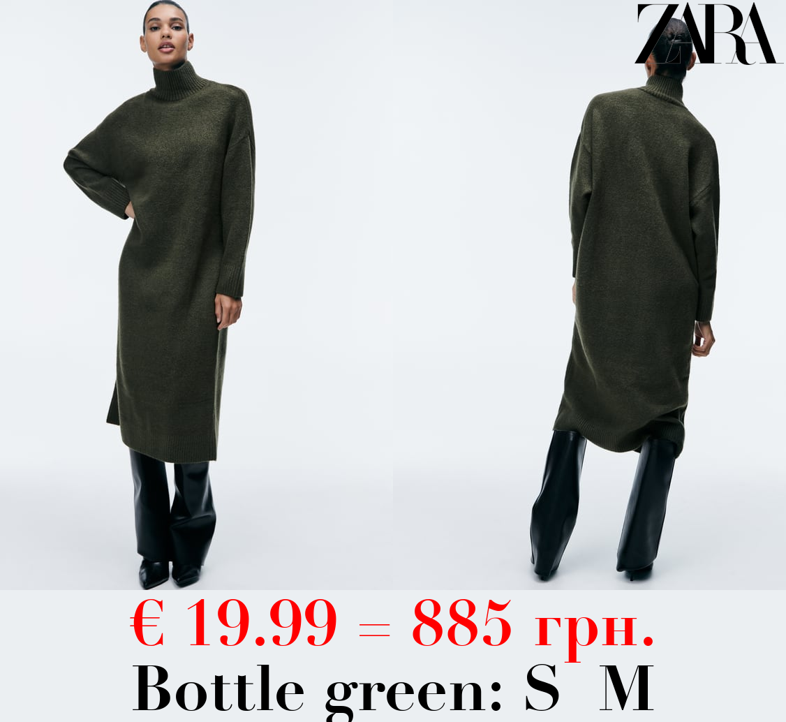 SOFT KNIT MIDI DRESS