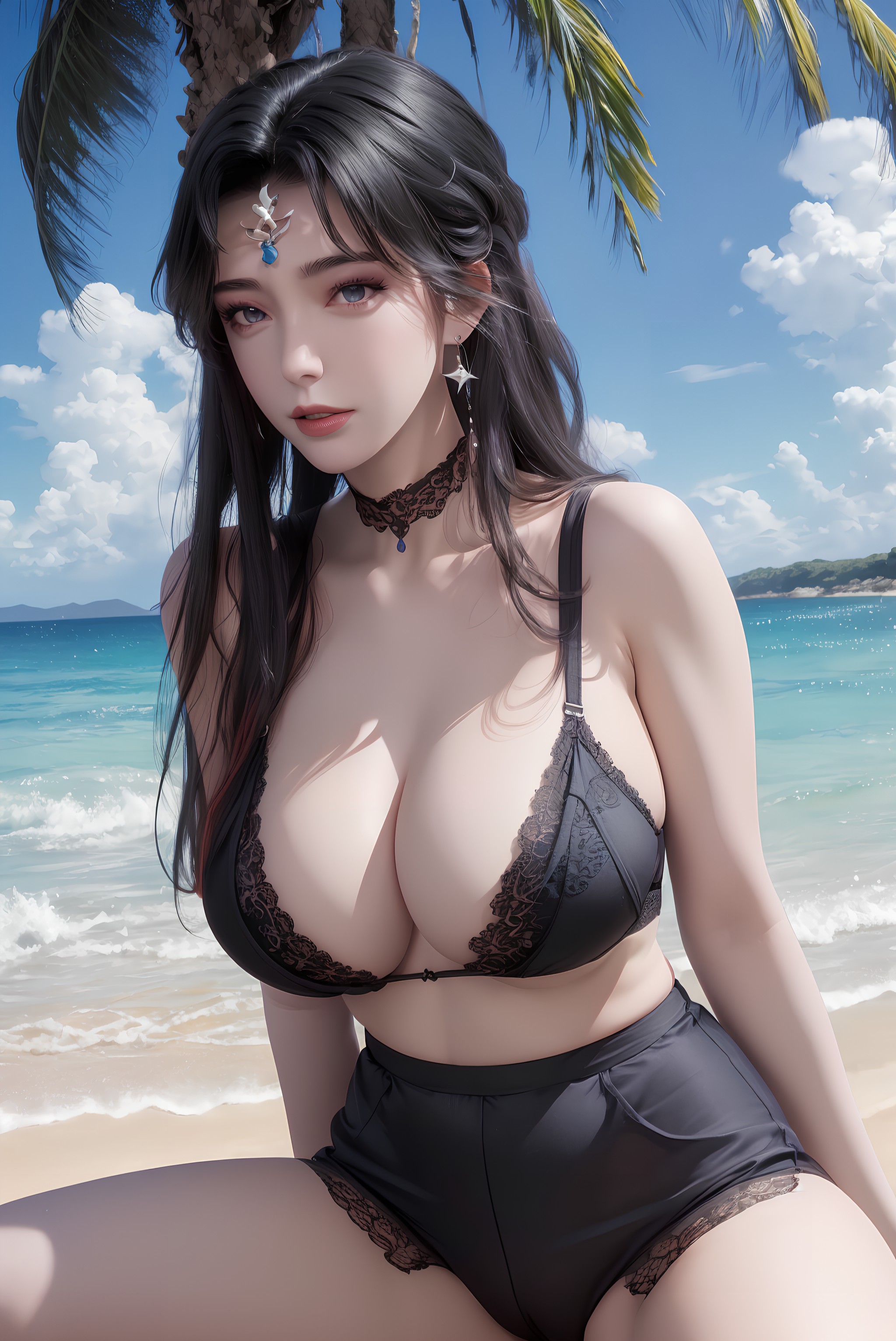 图片[50]-仙逆 周紫虹 海边内衣写真-六色网