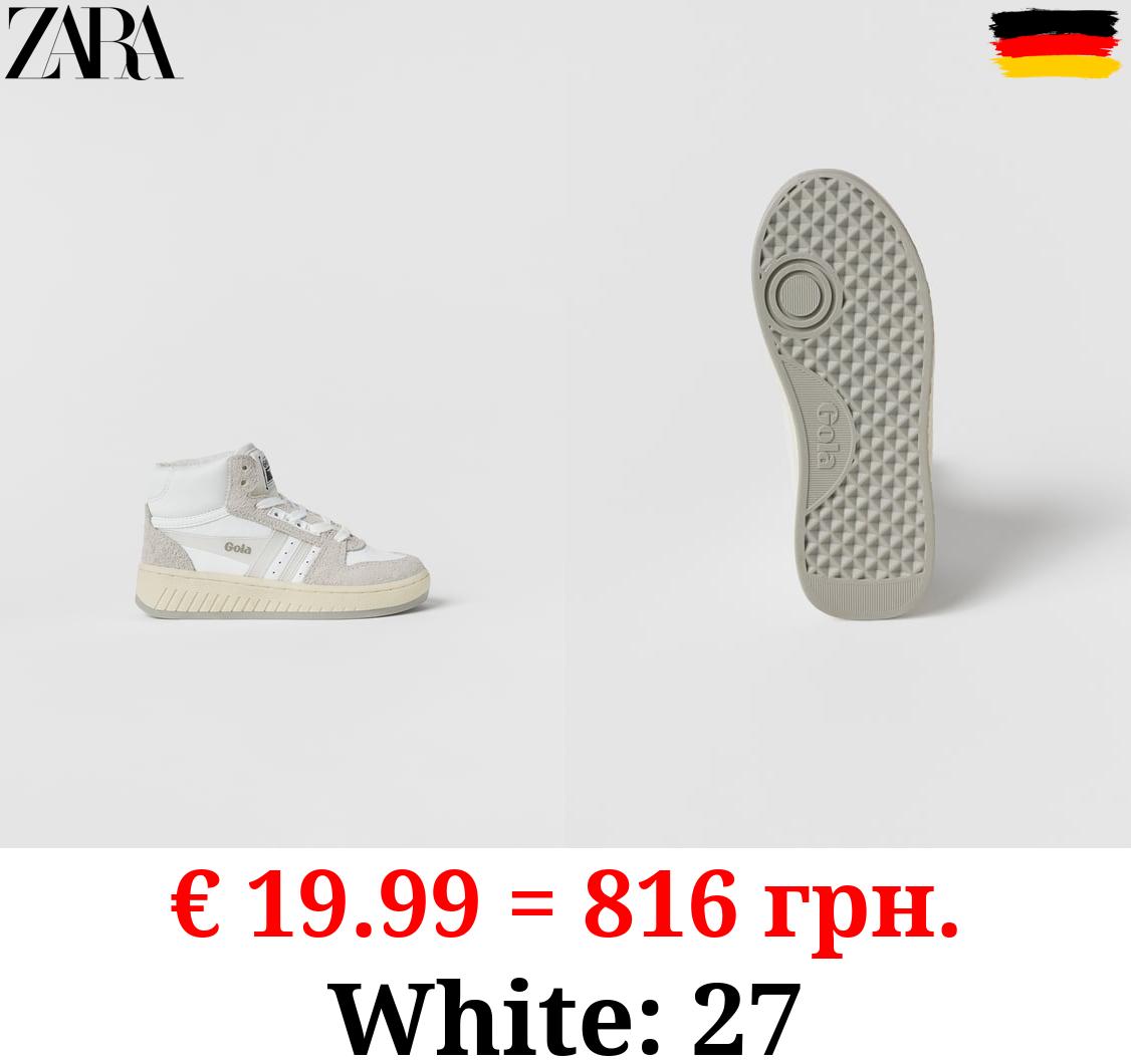 KIDS/ GOLA X ZARA LEATHER HIGH-TOP SNEAKERS