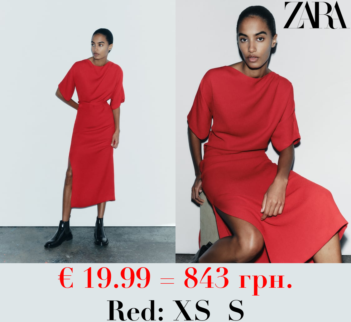 ZW COLLECTION LONG DRESS WITH BELT