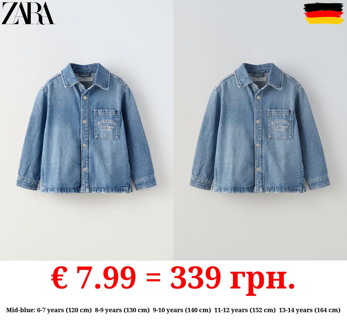 EMBROIDERED DENIM SHIRT