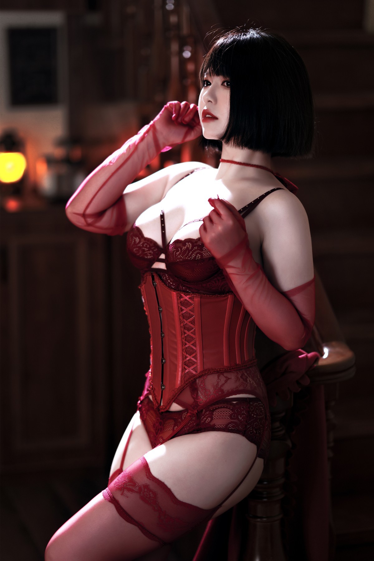Cosplay 半半子Banbanko RED 赤紅VOL.03 10