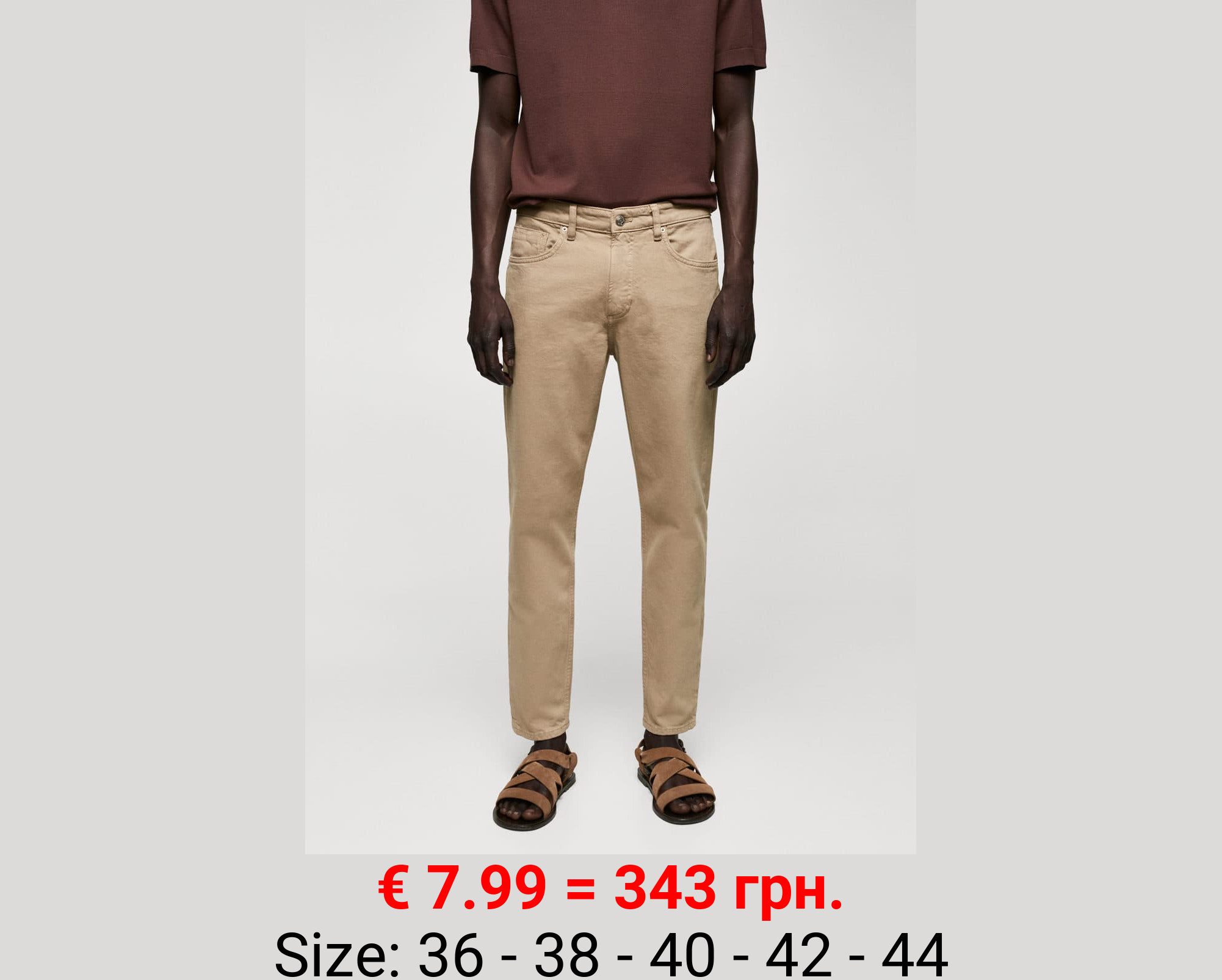 Jeans ben tapered cropped