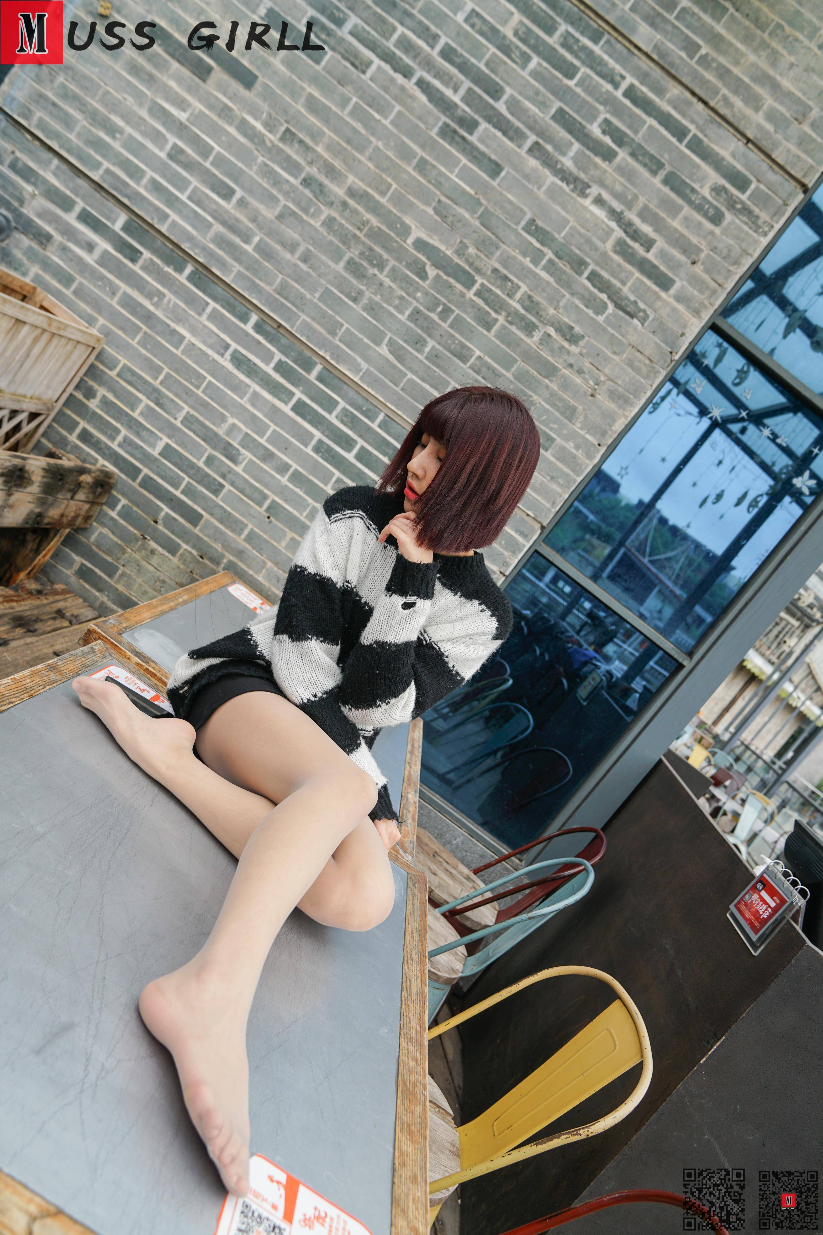 [慕丝女郎MussGirl]_No.155_毛衣包臀裙肉丝-写真图集共68P 4