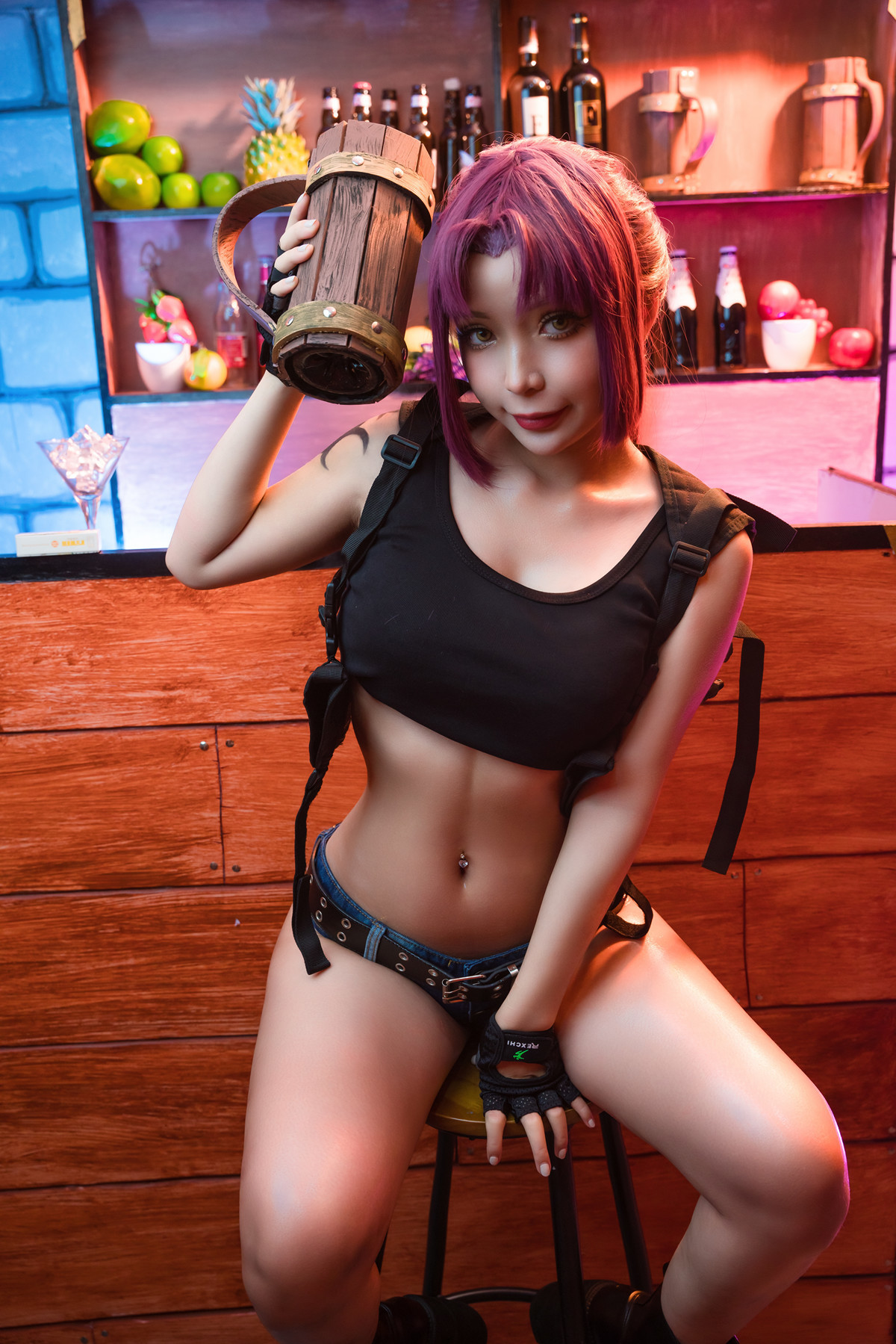 Cosplay Umeko.J Revy Black Lagoon 9