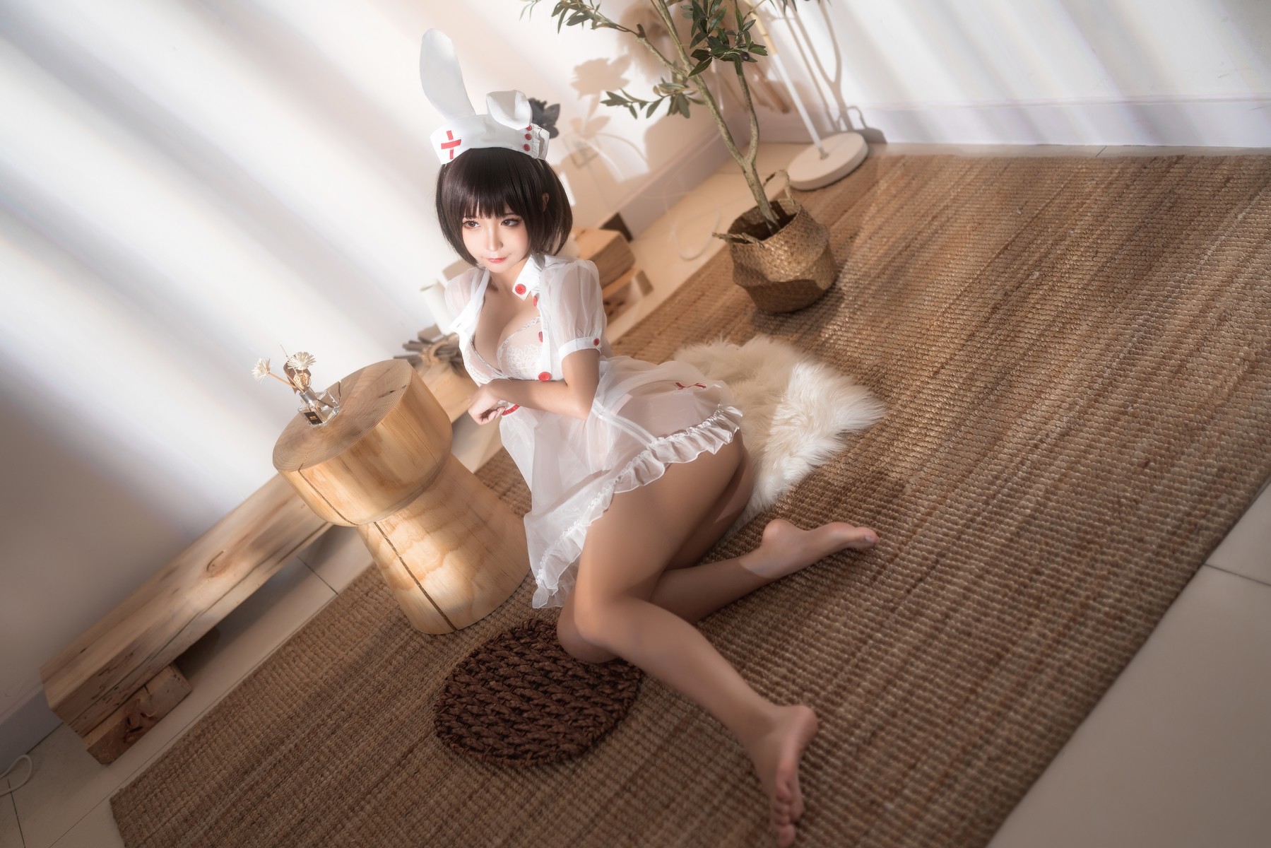 Cosplay 蠢沫沫 Chunmomo 透明护士 24