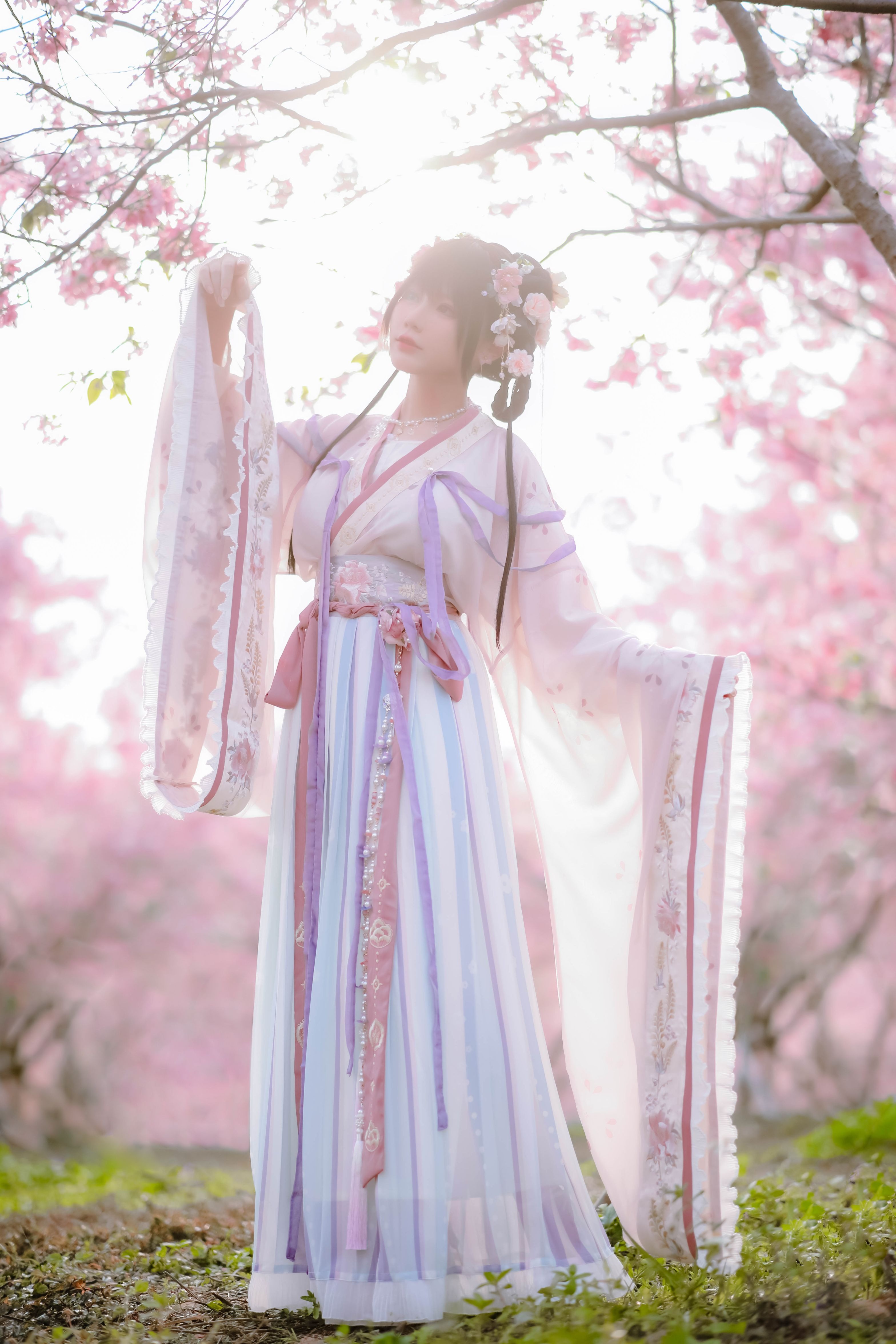 喵子Nyako - 樱花汉服 花神祈愿 [52P-219MB] 32