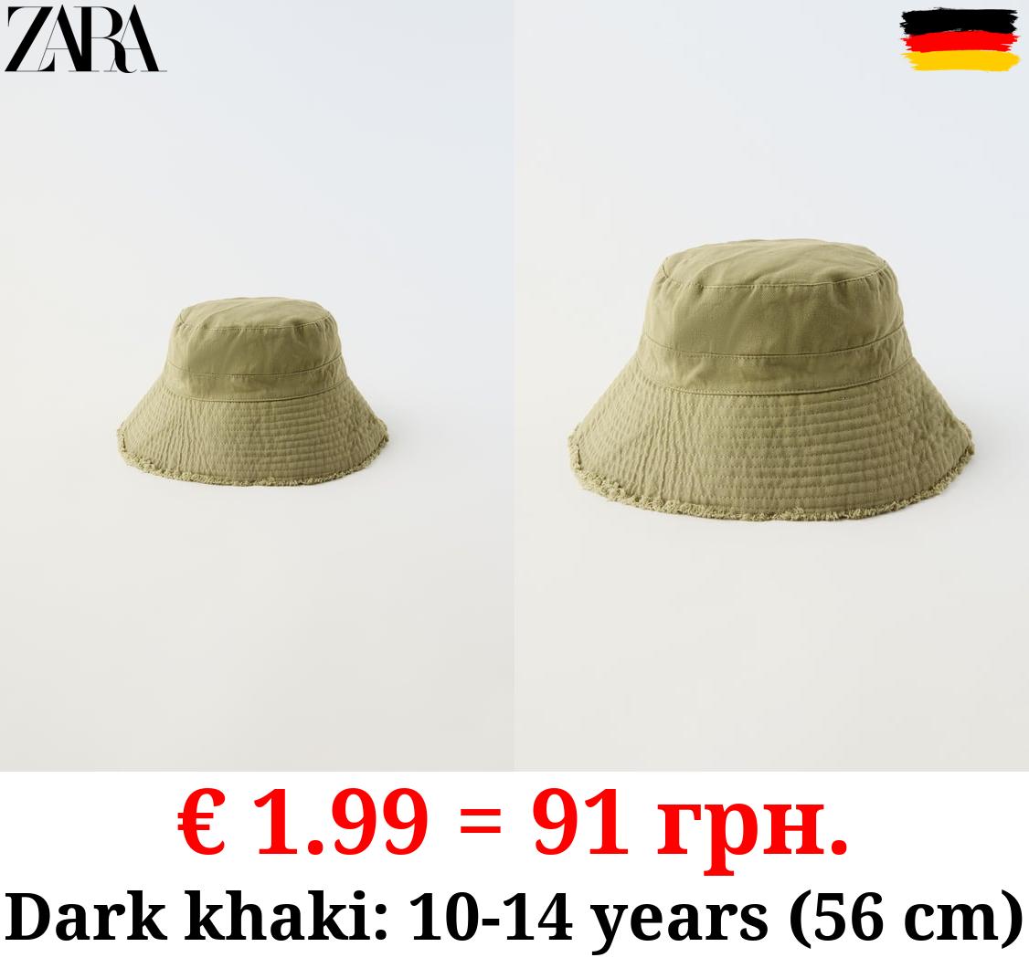 TRUE NEUTRALS BUCKET HAT WITH FRINGE