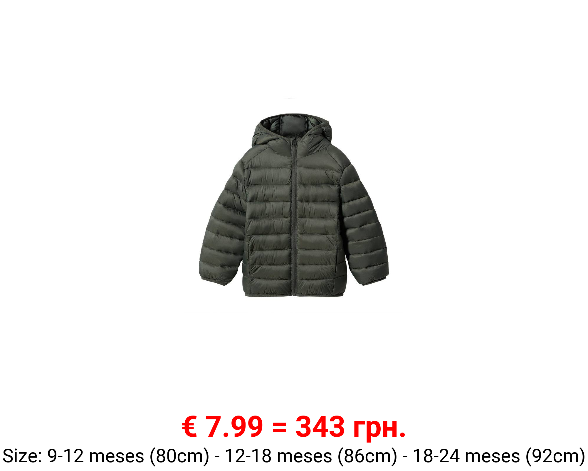 Anorak acolchado cremallera