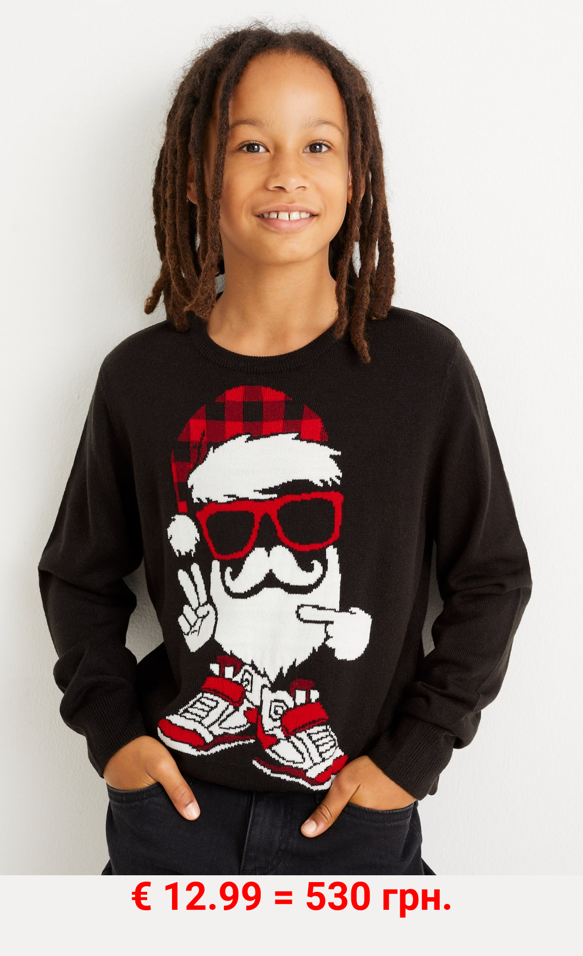 Weihnachtspullover - Weihnachtsmann