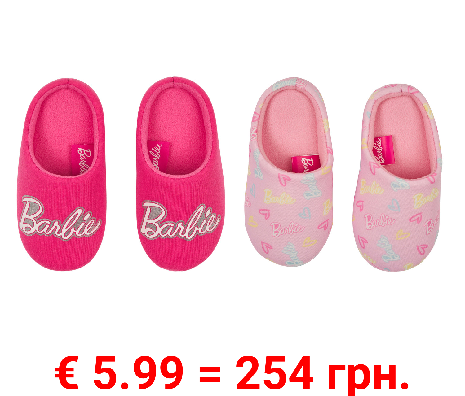 Barbie Kleinkinder Kinder Mädchen Hausschuhe mit Print