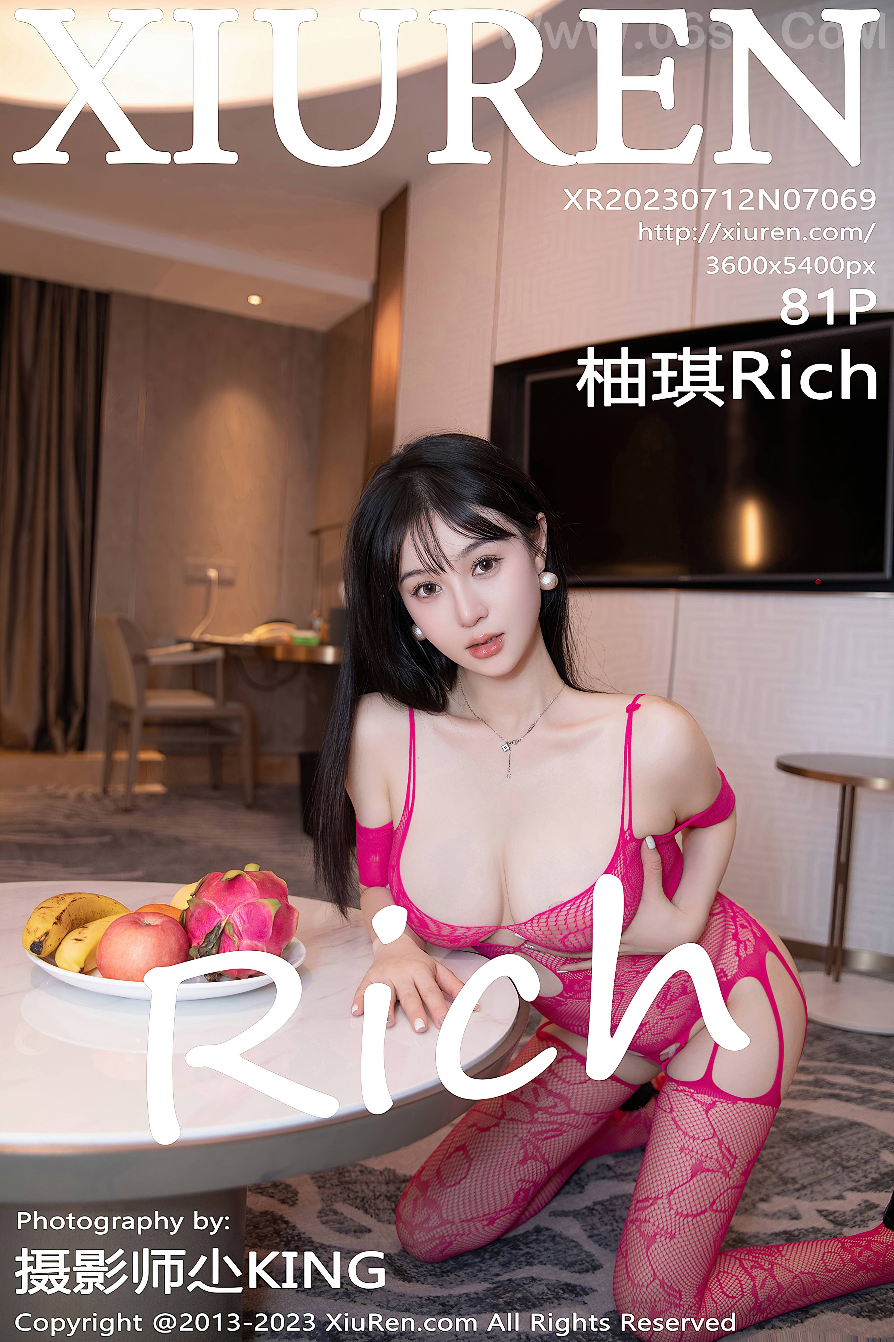[XiuRen秀人网] 2023.07.12 NO.7069 柚琪Rich [81+1P812M]-六色网