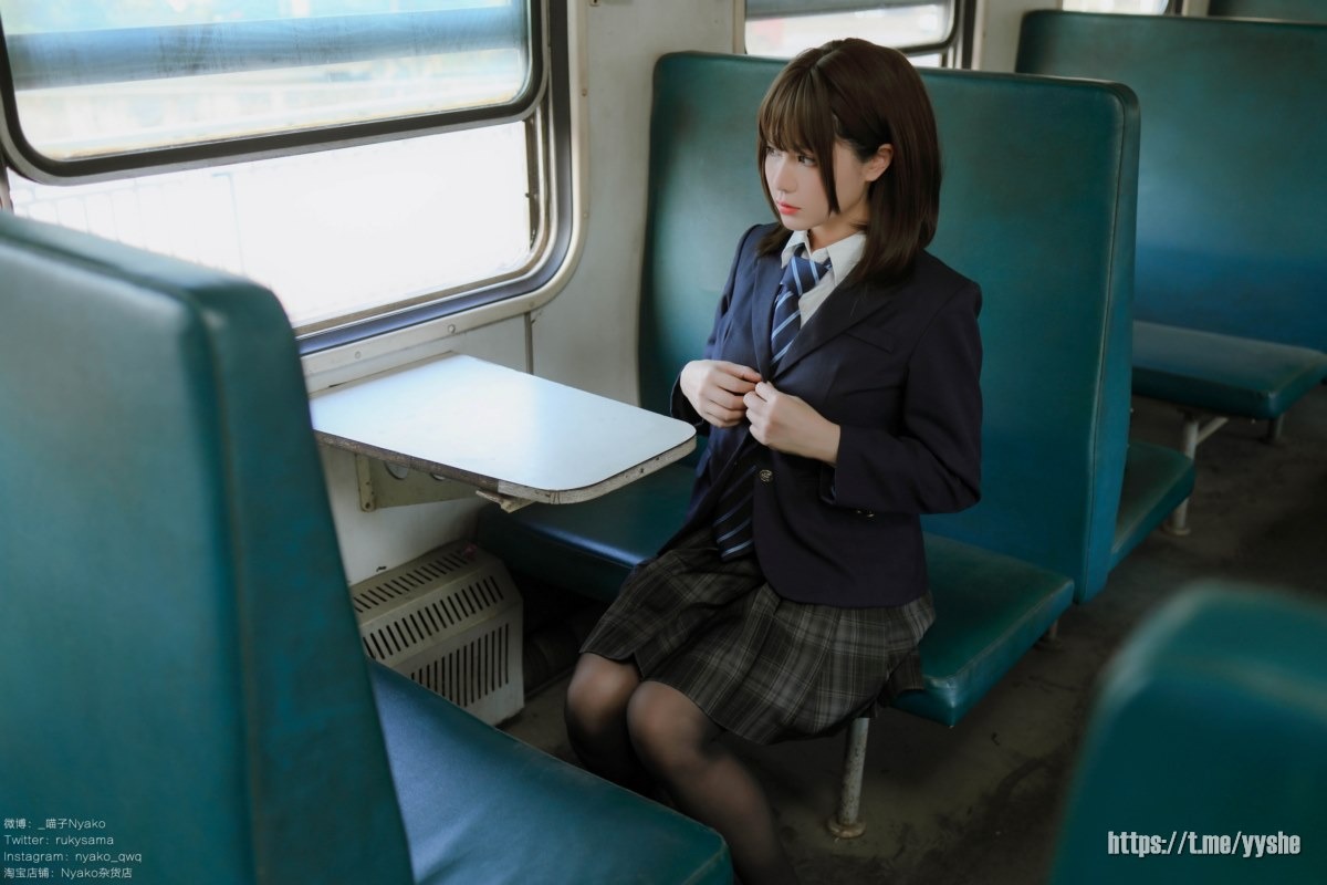 Nyako喵子 - 火车JK [80P+1V] 56