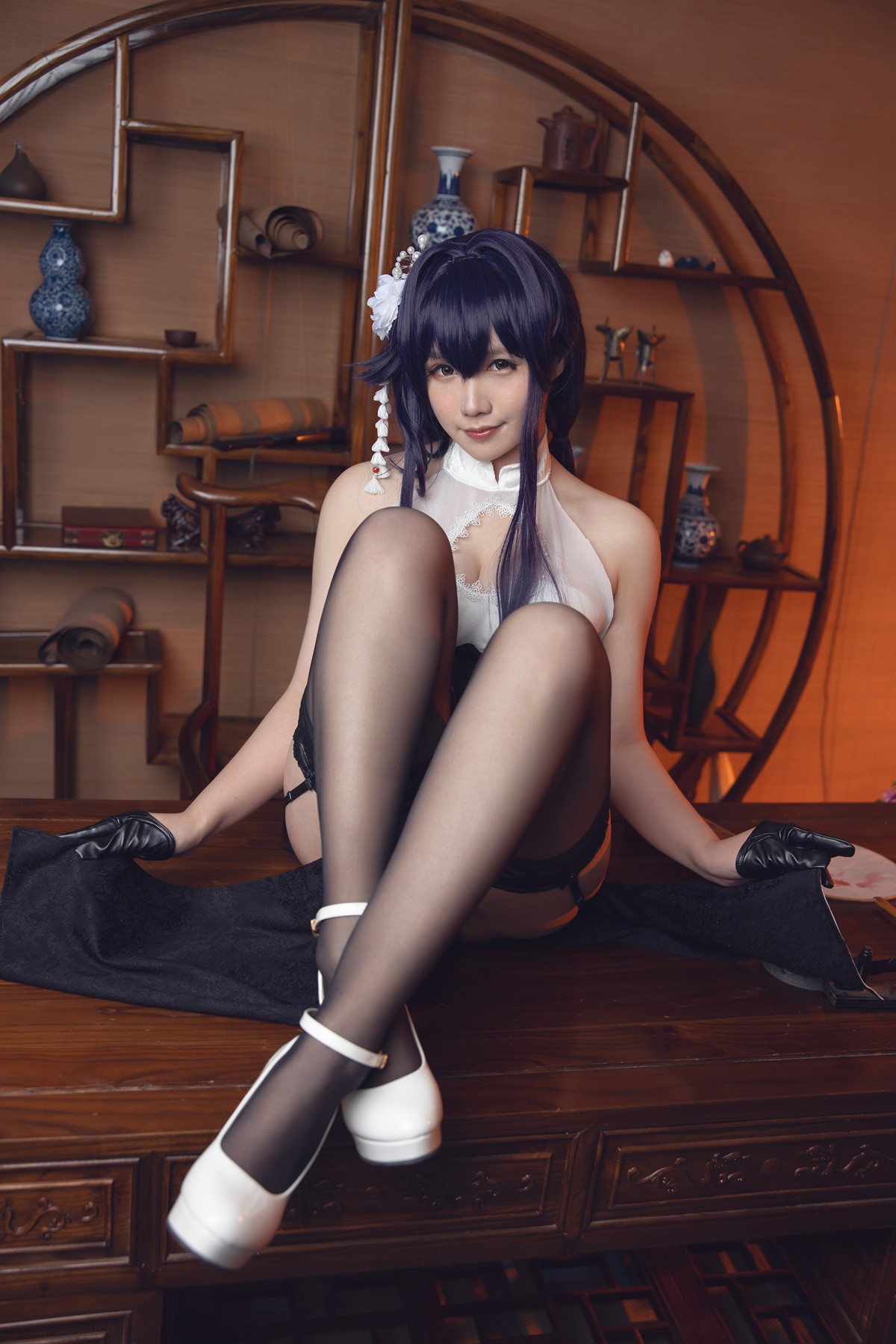 Cosplay 麻花麻花酱 吾妻旗袍 1