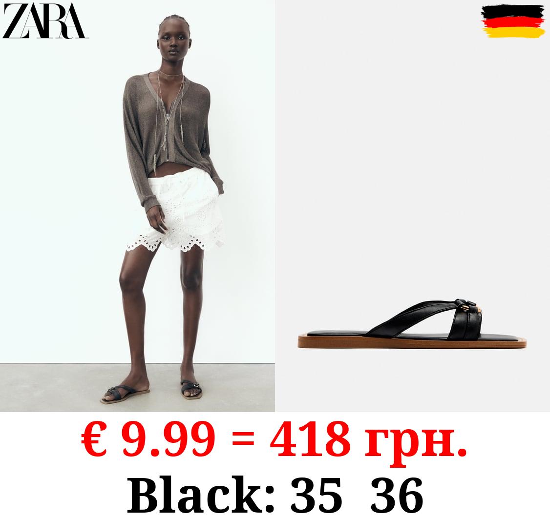 FLAT STRAPPY SLIDER SANDALS