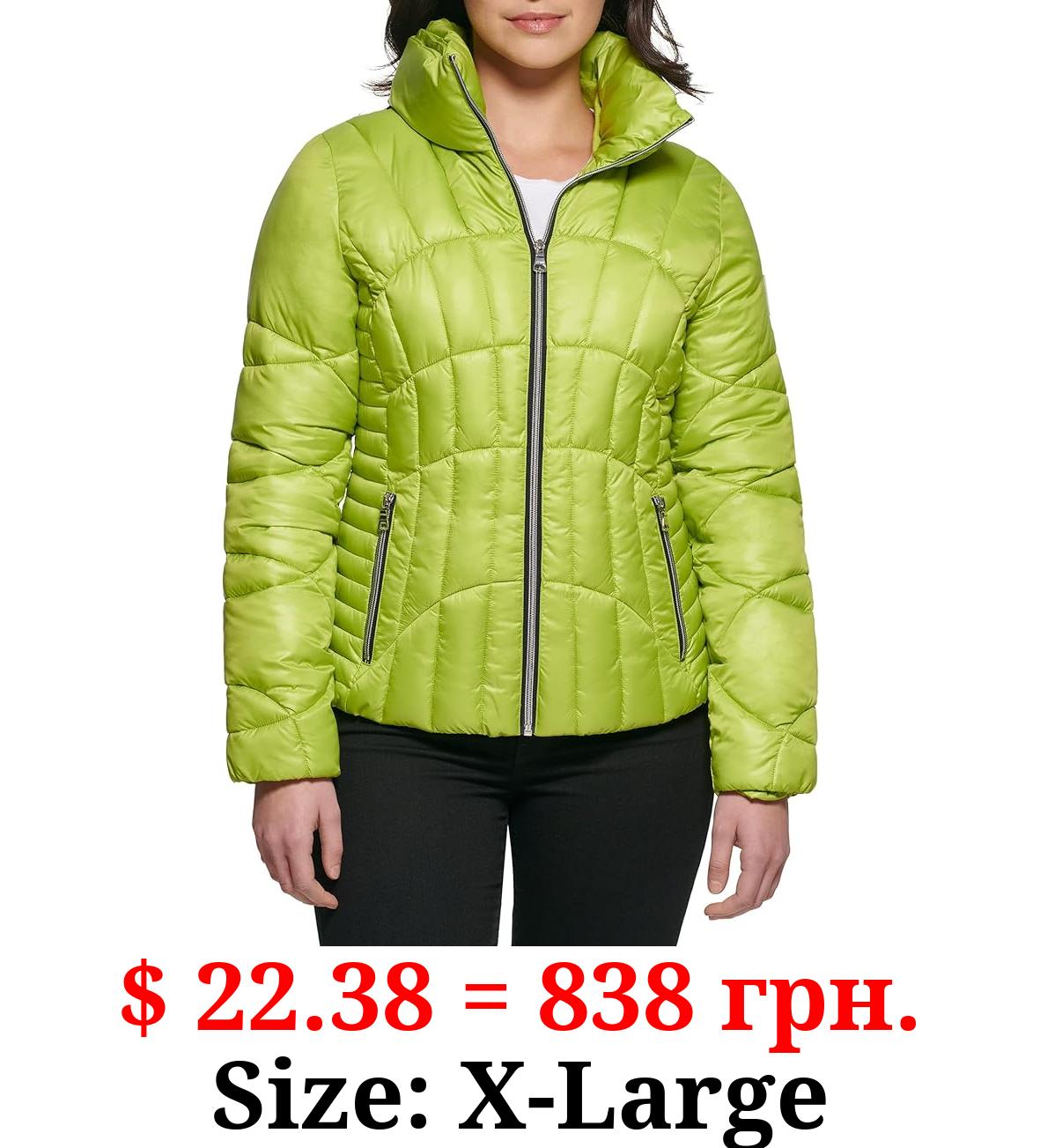 GUESS Women's Quilted Puffer Jacket