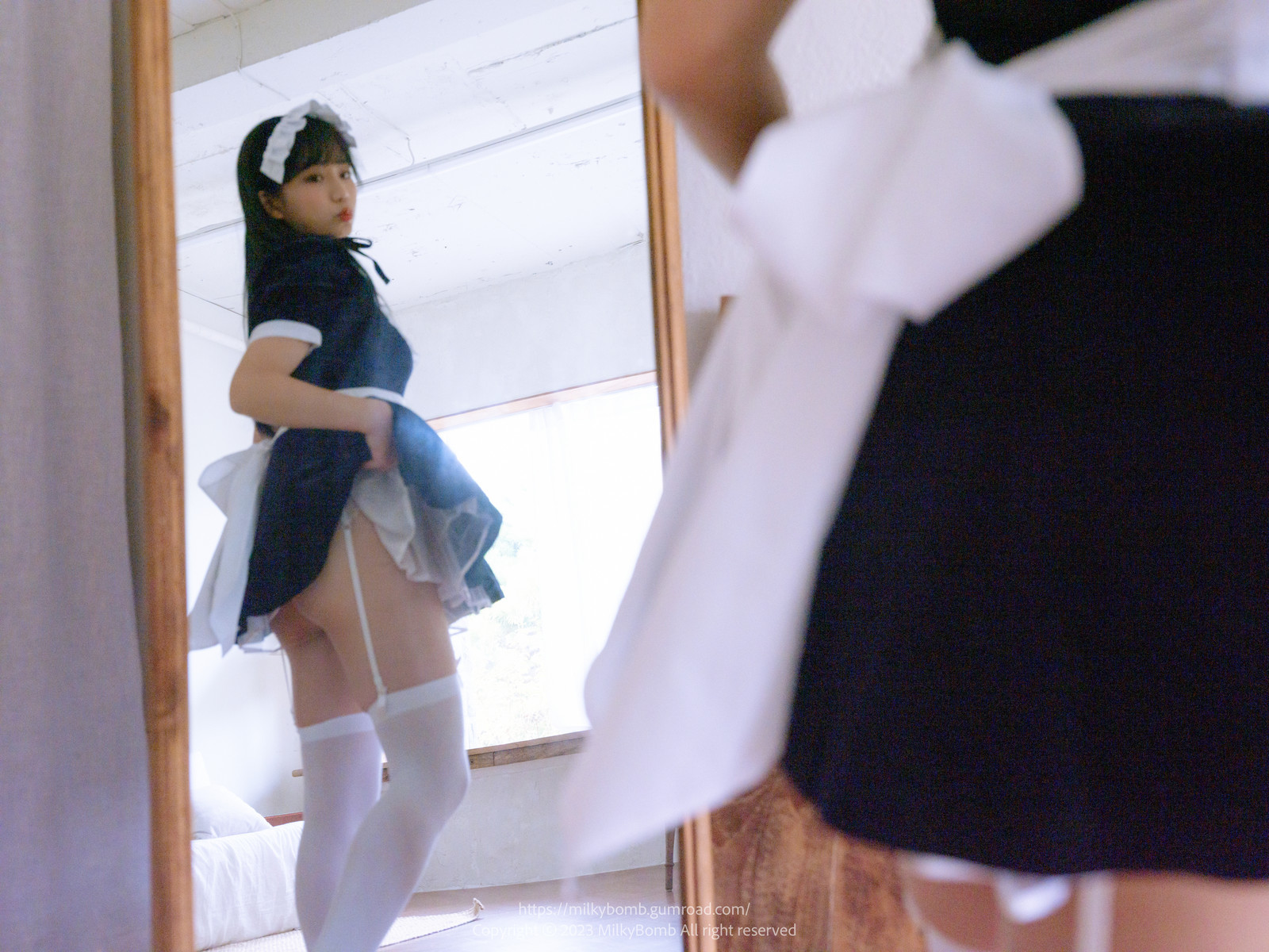 Yui 유이, [MilkyBomb] Maid Set.01 7