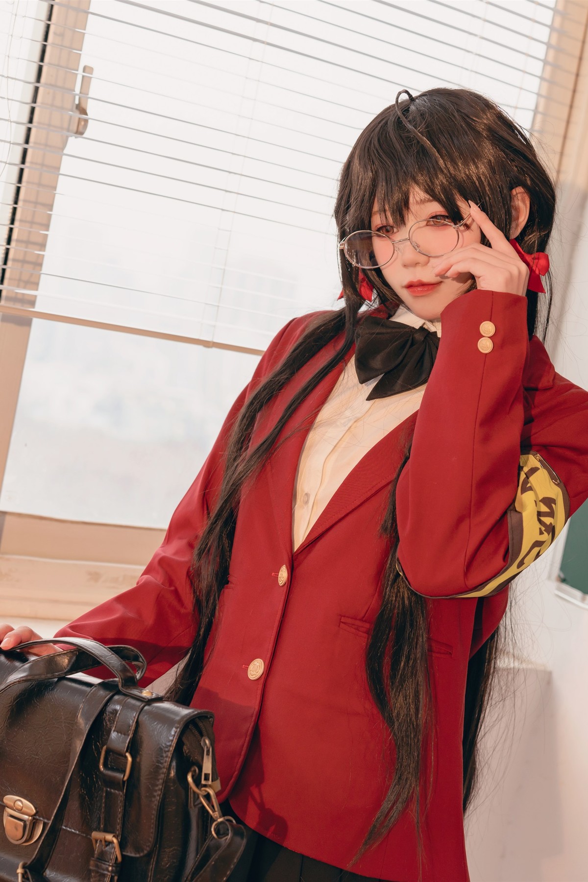 Cosplay 咬一口兔娘 风纪委员大凤 Set.01 3