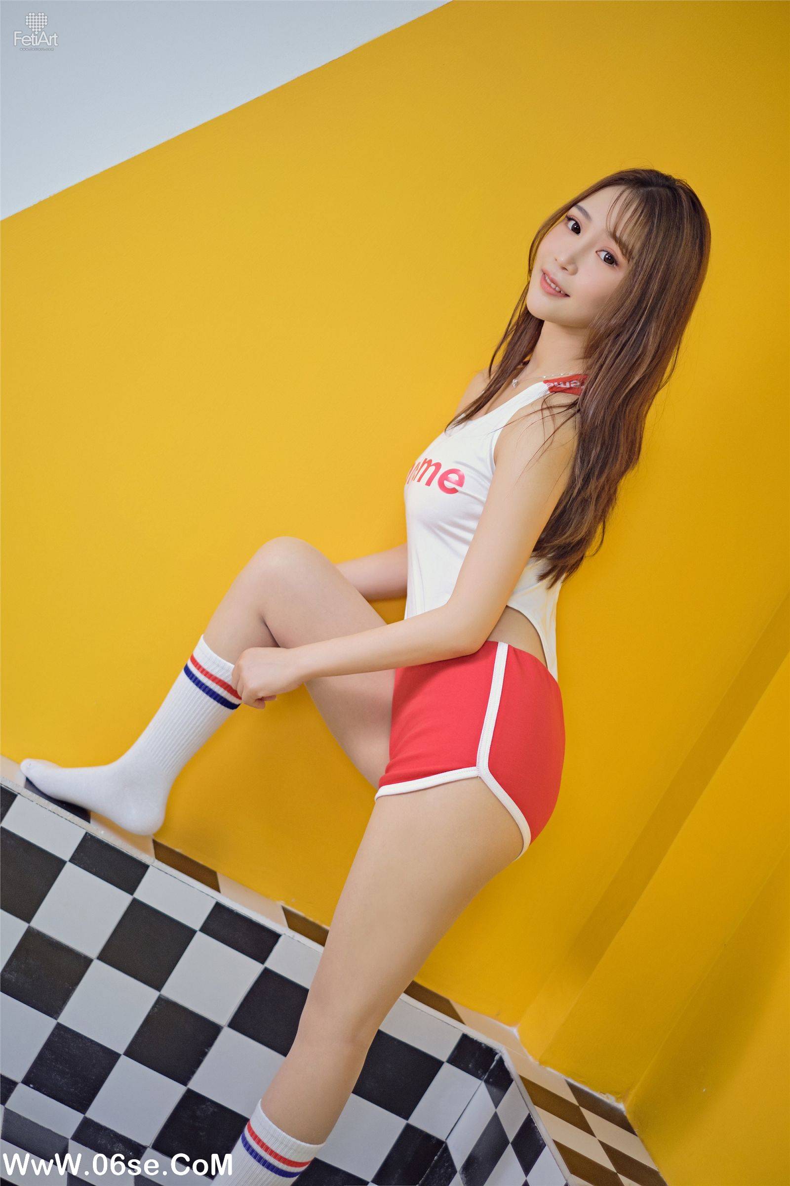 图片[18]-[FetiArt尚物集] NO.00004 Wanna Play Baseball MODEL-Bowie-六色网