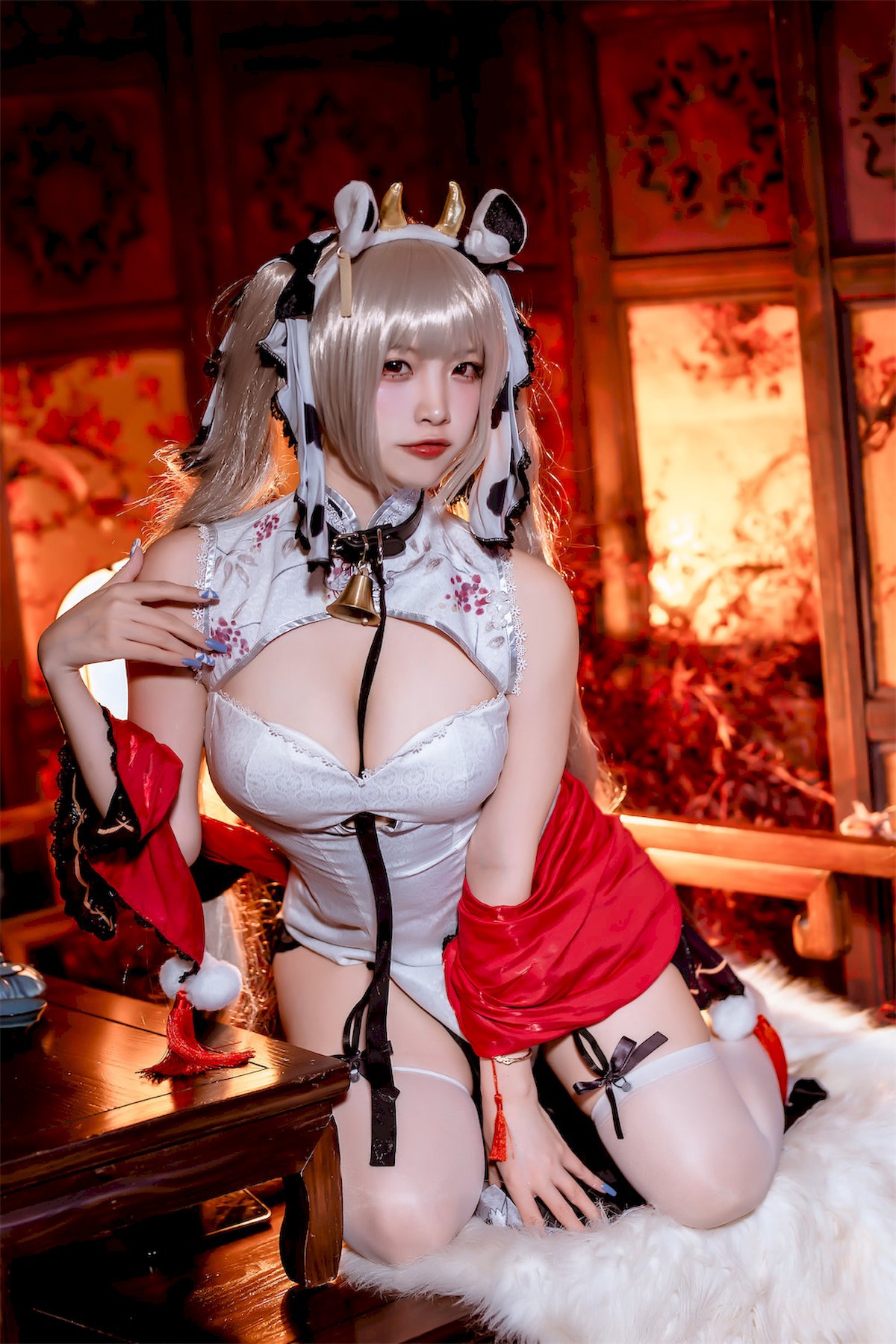 Cosplay 二佐Nisa 碧蓝航线可畏旗袍 19