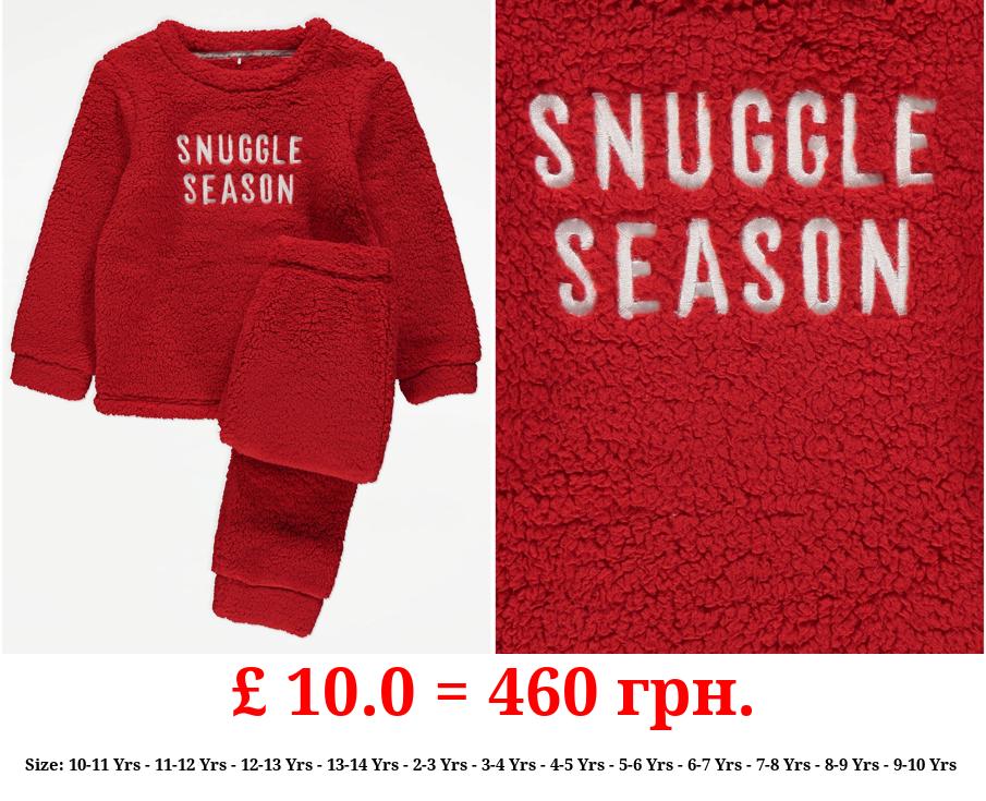 Snuggle Season Matching Kids Christmas Pyjamas