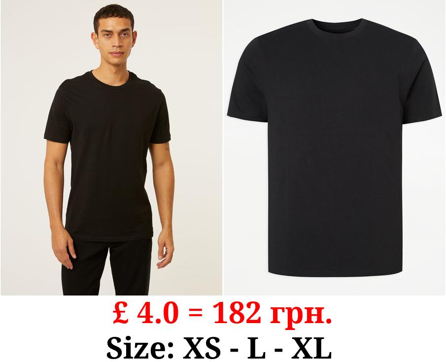 Black Crew Neck T-Shirt